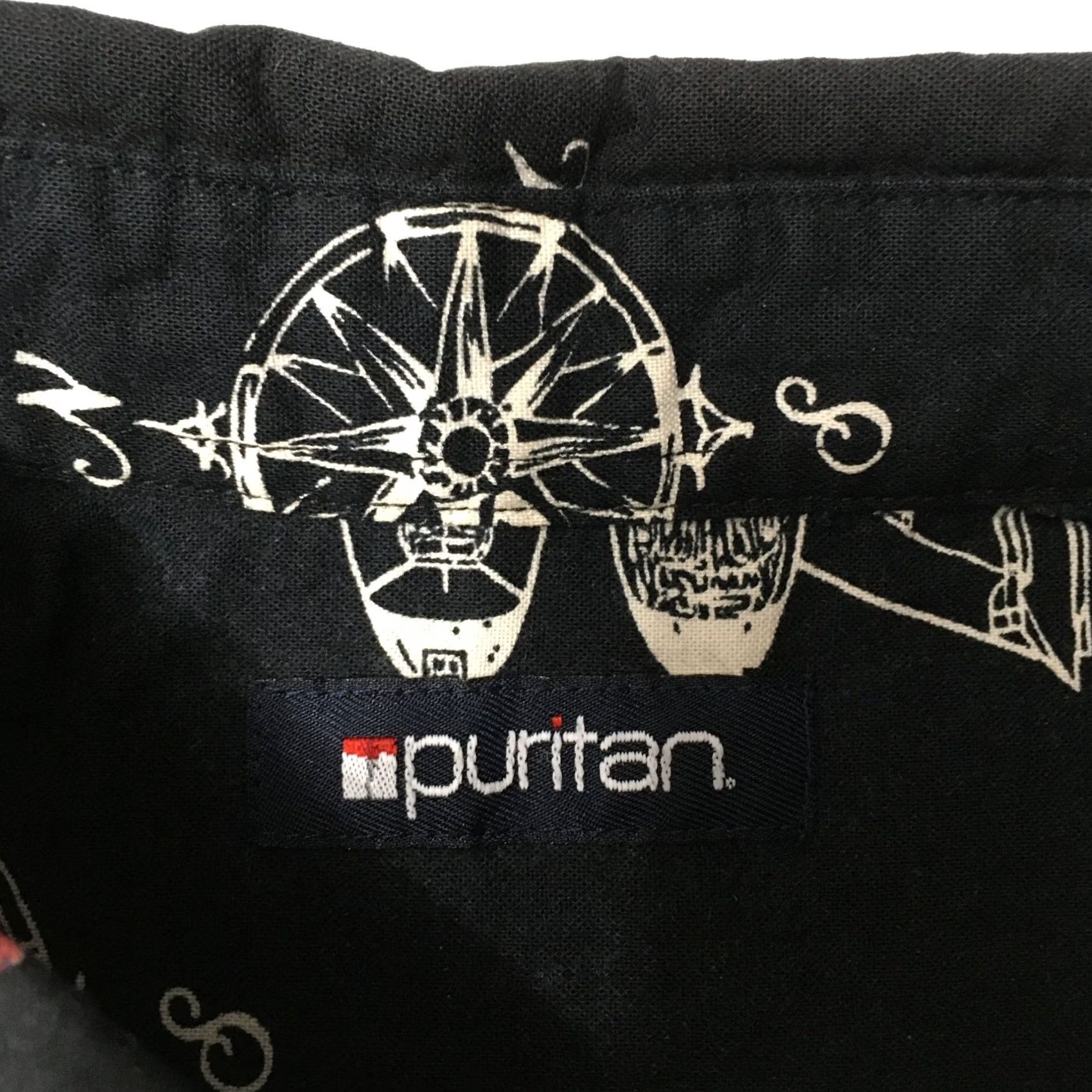 Nautica Puritan Mens XL Tropical Hawaiian Aloha Beach Shirt SAILING BOAT NAUTICAL Size US XL / EU 56 / 4 - 3 Thumbnail