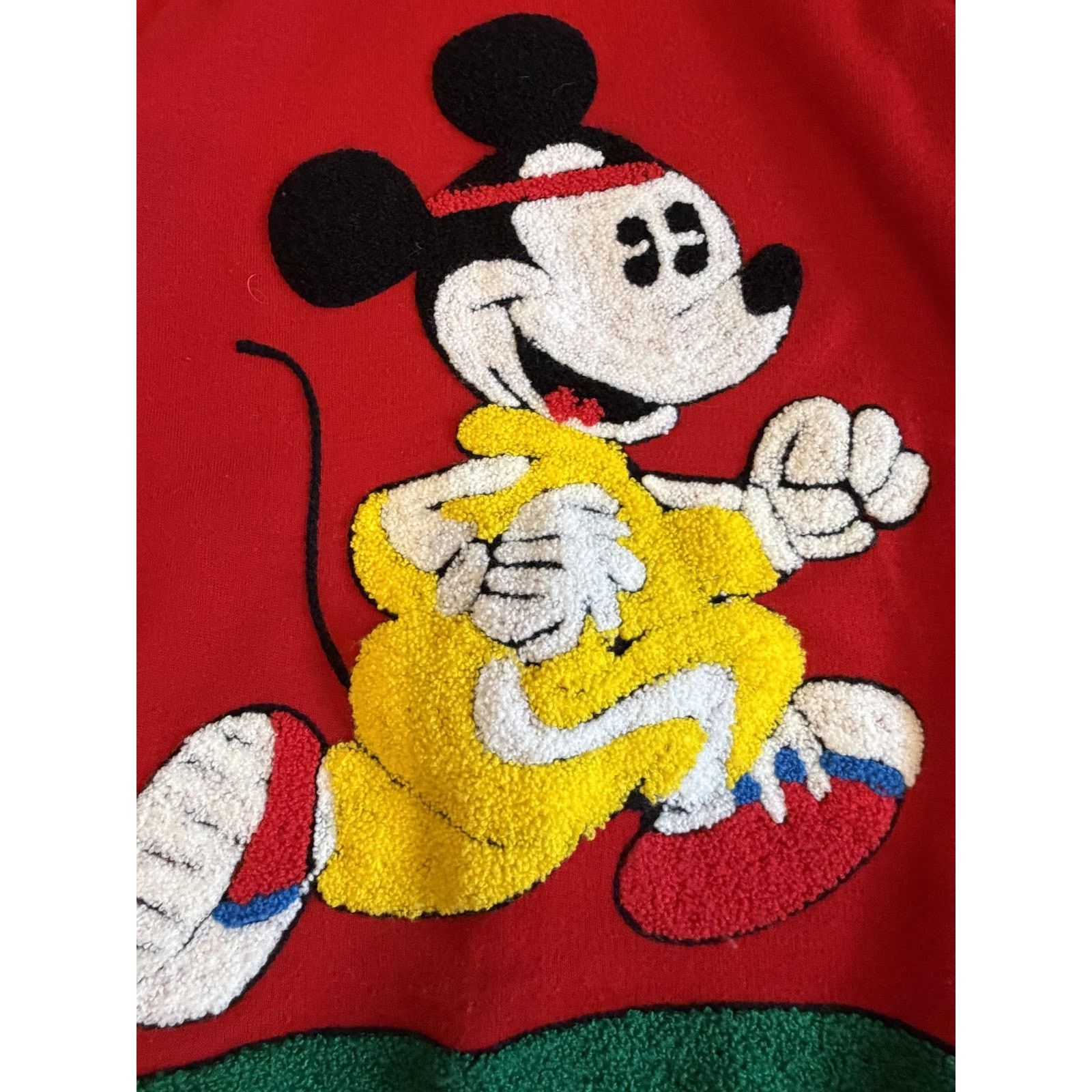 Other Vintage Sunday Comics Mickey Mouse Sweatshirt Small Red 80s Size S / US 4 / IT 40 - 2 Thumbnail