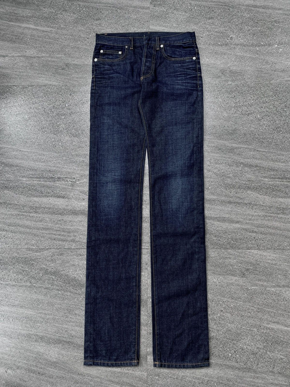 Dior × Hedi Slimane Dior x Hedi Slimane Stacked Raw Denim