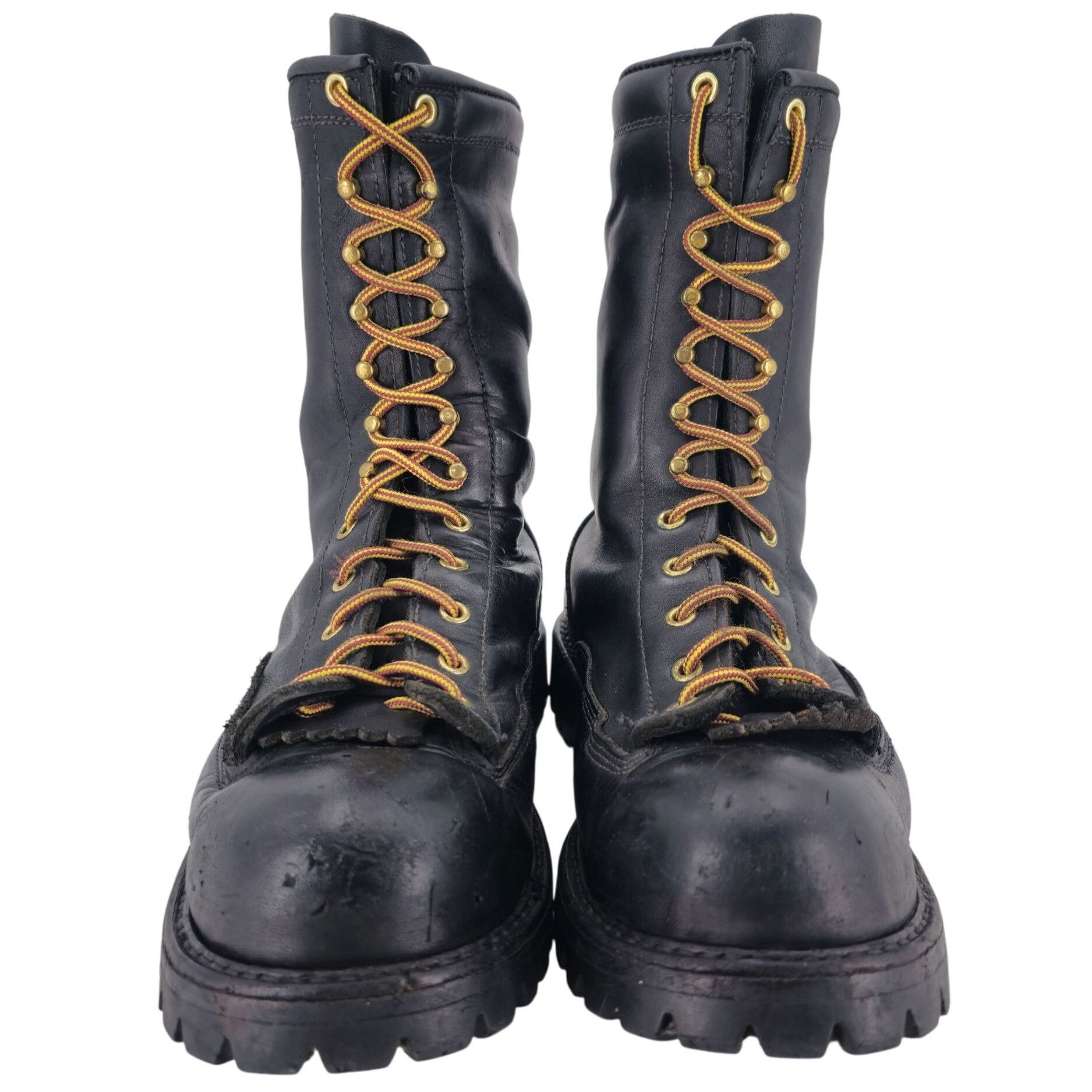 White's Hathorn Boots Men 10.5 Black Leather Work Boots USA