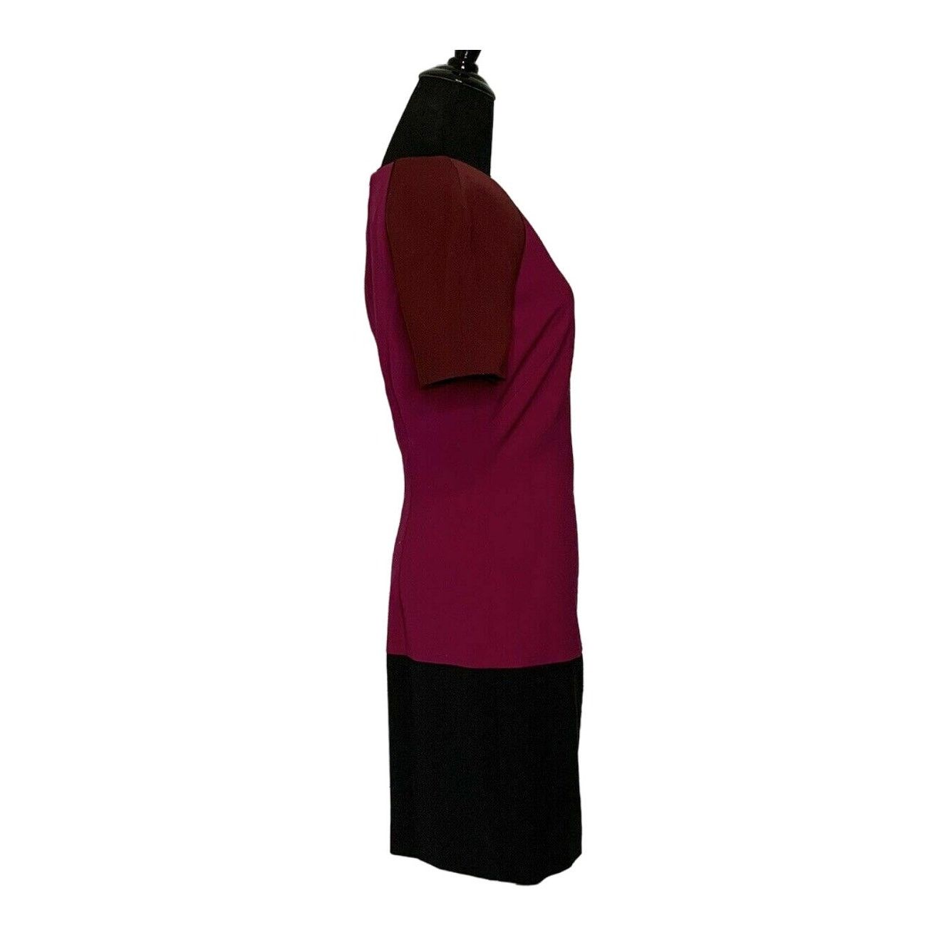 Jonathan Simkhai Purple Black Color Block Cocktail Dress 2