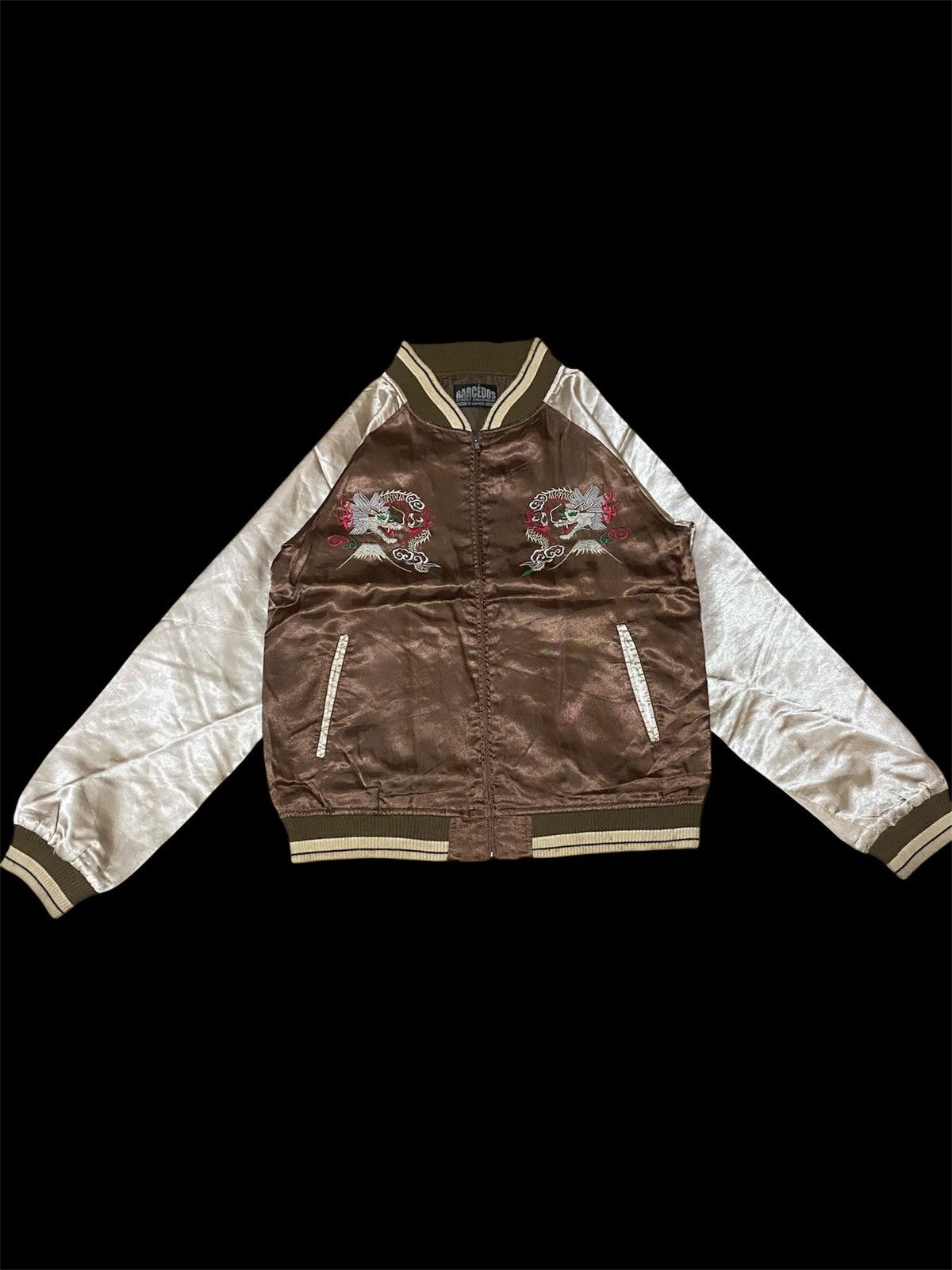 Other Sukajan Embroidery Flying Dragon Motive Souvenier Jacket Size US XL / EU 56 / 4 - 2 Thumbnail
