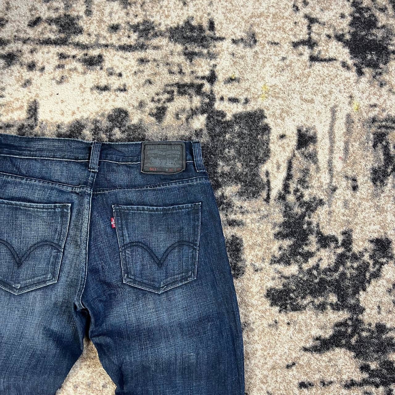 Levi's 511 Levis Dark Blue Denim Jeans Vintage Y2K Style Size US 32 / EU 48 - 3 Thumbnail