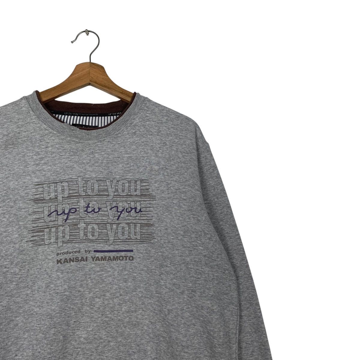 Kansai Yamamoto Up To You By Kansai Yamamoto Crewneck Sweatshirt Size US L / EU 52-54 / 3 - 5 Thumbnail