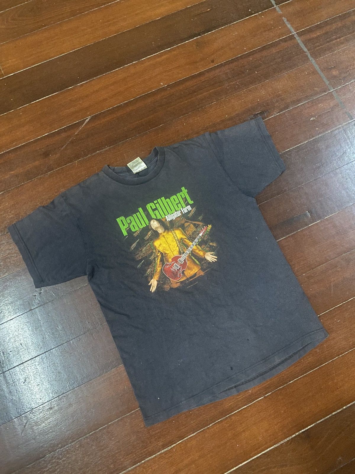 Vintage Rare vintage y2k paul gilbert guitar hard rock heavy metal Size US L / EU 52-54 / 3 - 2 Thumbnail