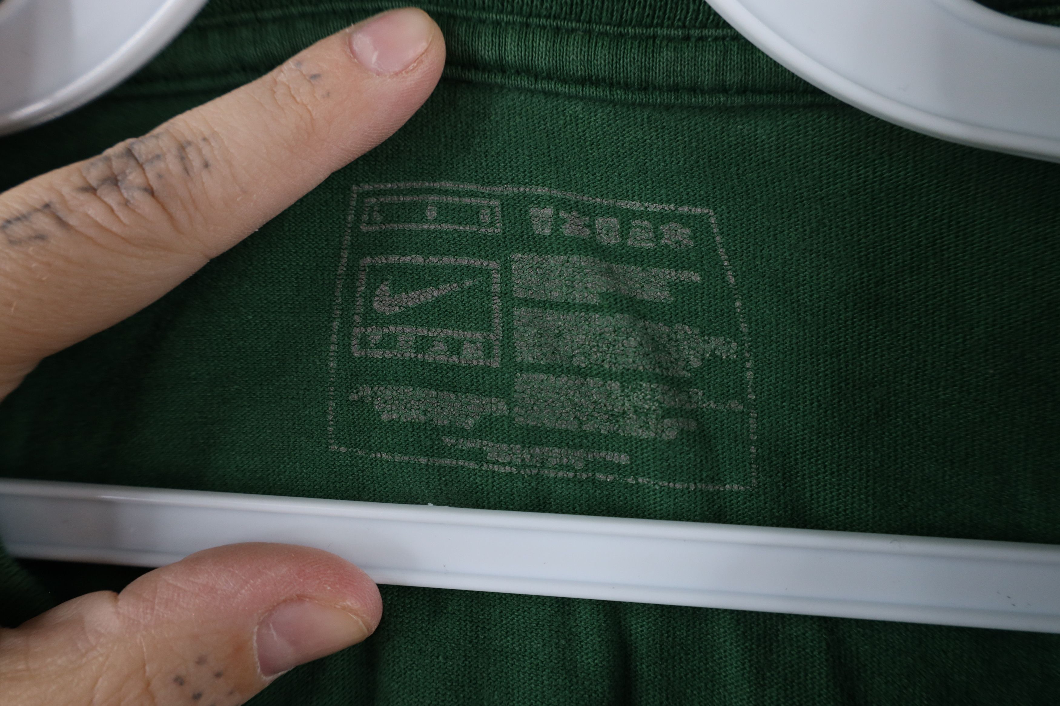 Nike × Vintage Vintage Nike Center Swoosh Michigan State University T-Shirt Size US L / EU 52-54 / 3 - 8 Thumbnail