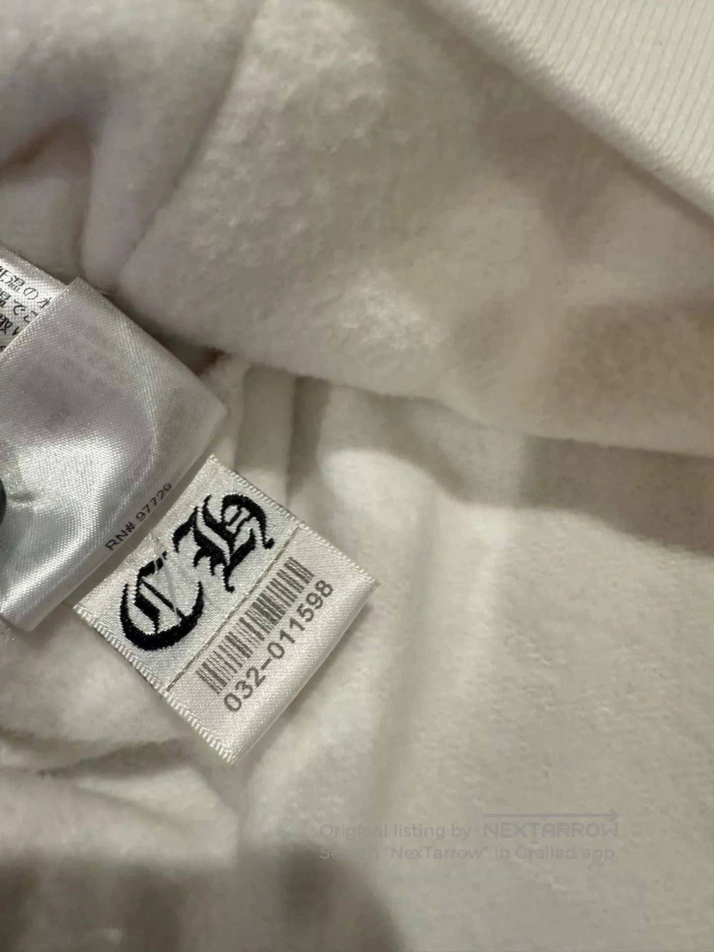 Chrome Hearts Chrome Hearts White Unisex Sweatshirt. Size US M / EU 48-50 / 2 - 6 Thumbnail