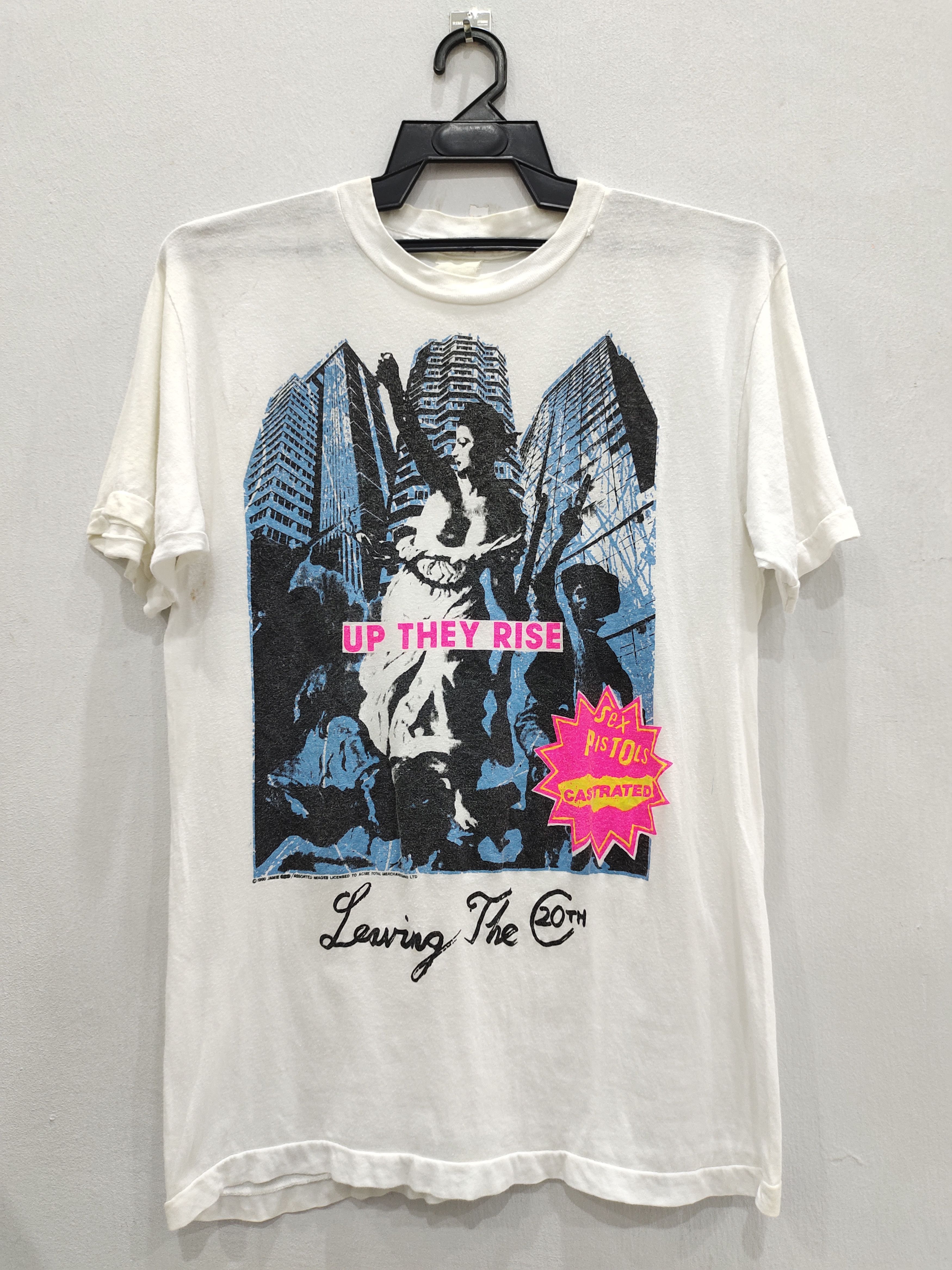Band Tees 💥 Vintage 1990 Jamie Reid Sex Pistols Rare Tee Size US M / EU 48-50 / 2 - 1 Thumbnail