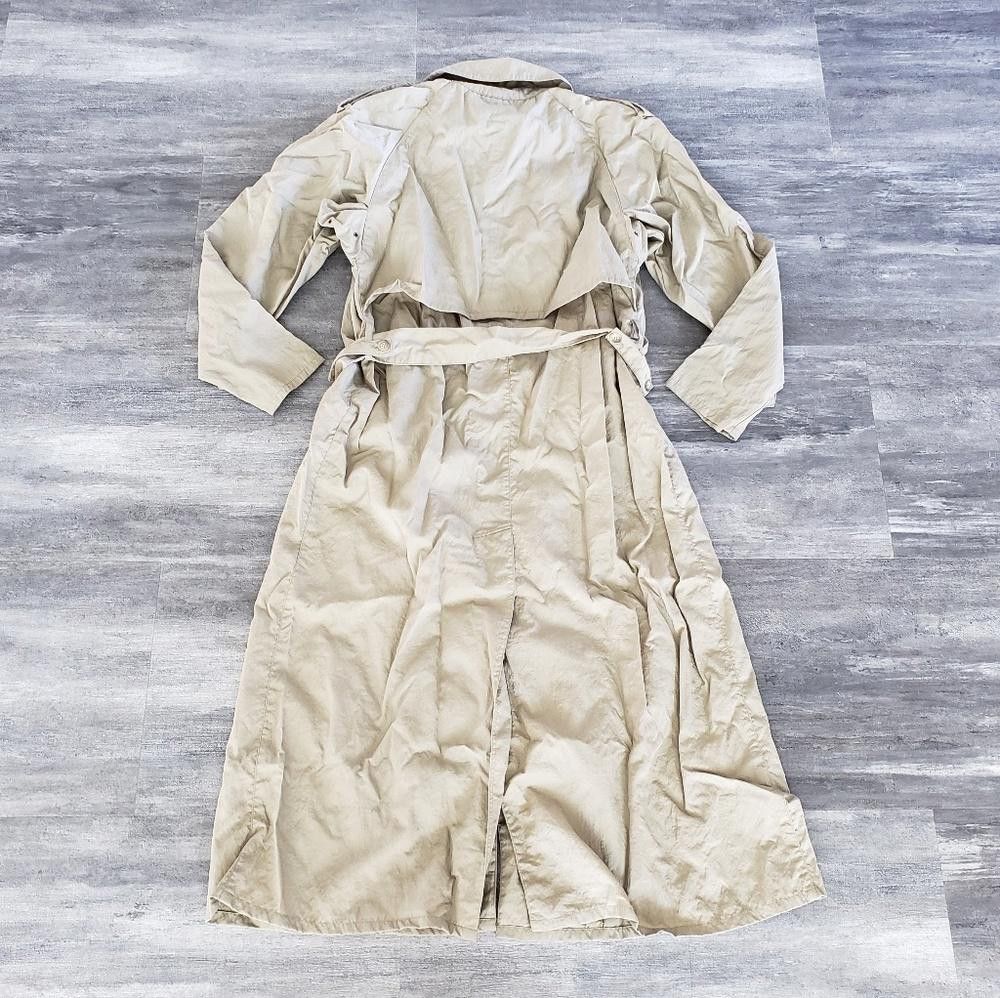 Banana Republic Olive Banana Republic Long Trench Coat Size XS / US 0-2 / IT 36-38 - 2 Thumbnail