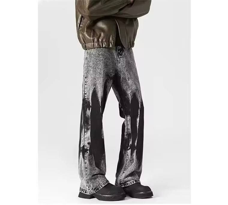 Japanese Brand × Vintage black print jeans Size US 36 / EU 52 - 2 Thumbnail