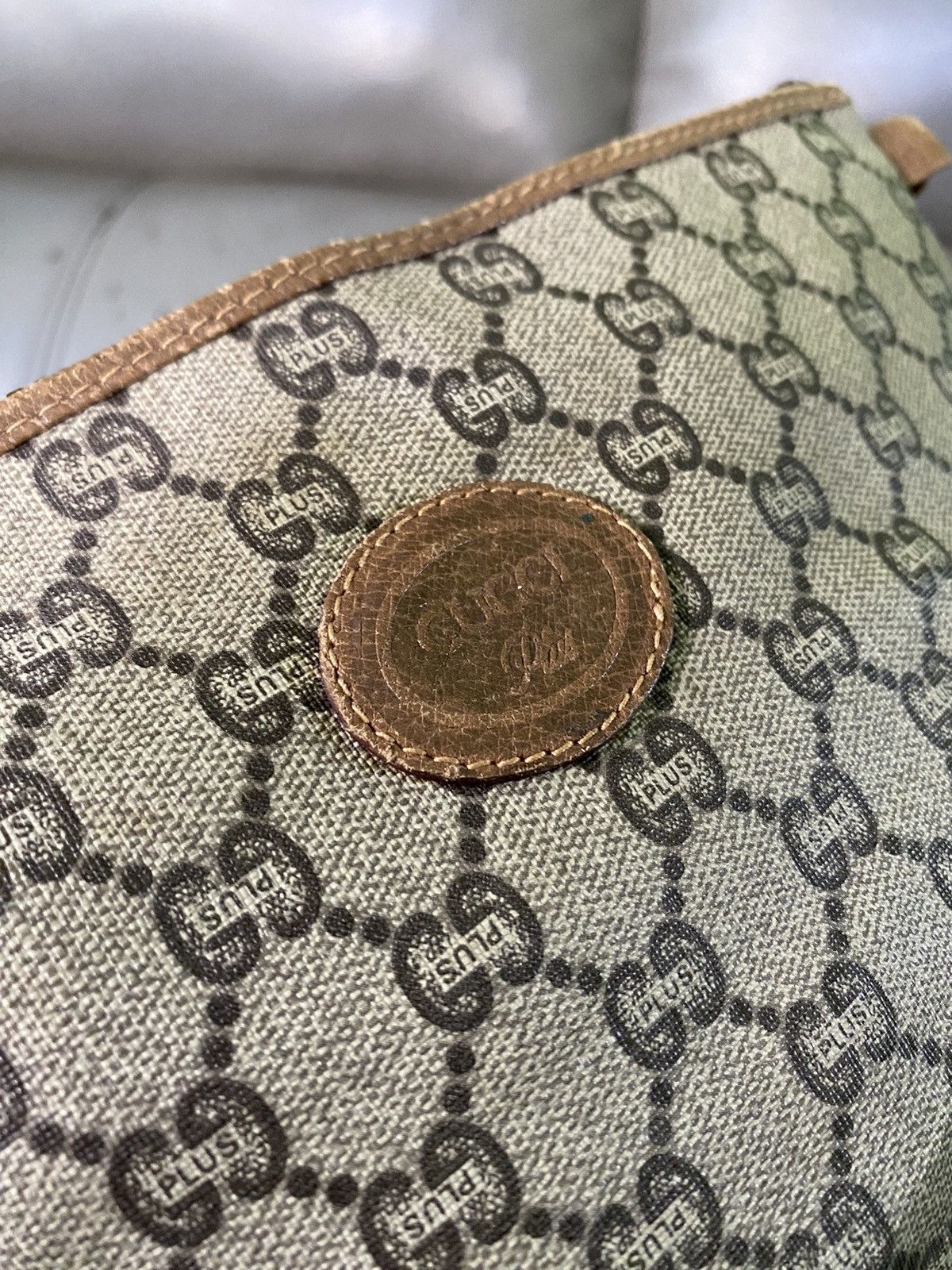 Gucci × Vintage GUCCI Plus Monogram Clutch Bag Size ONE SIZE - 10 Thumbnail