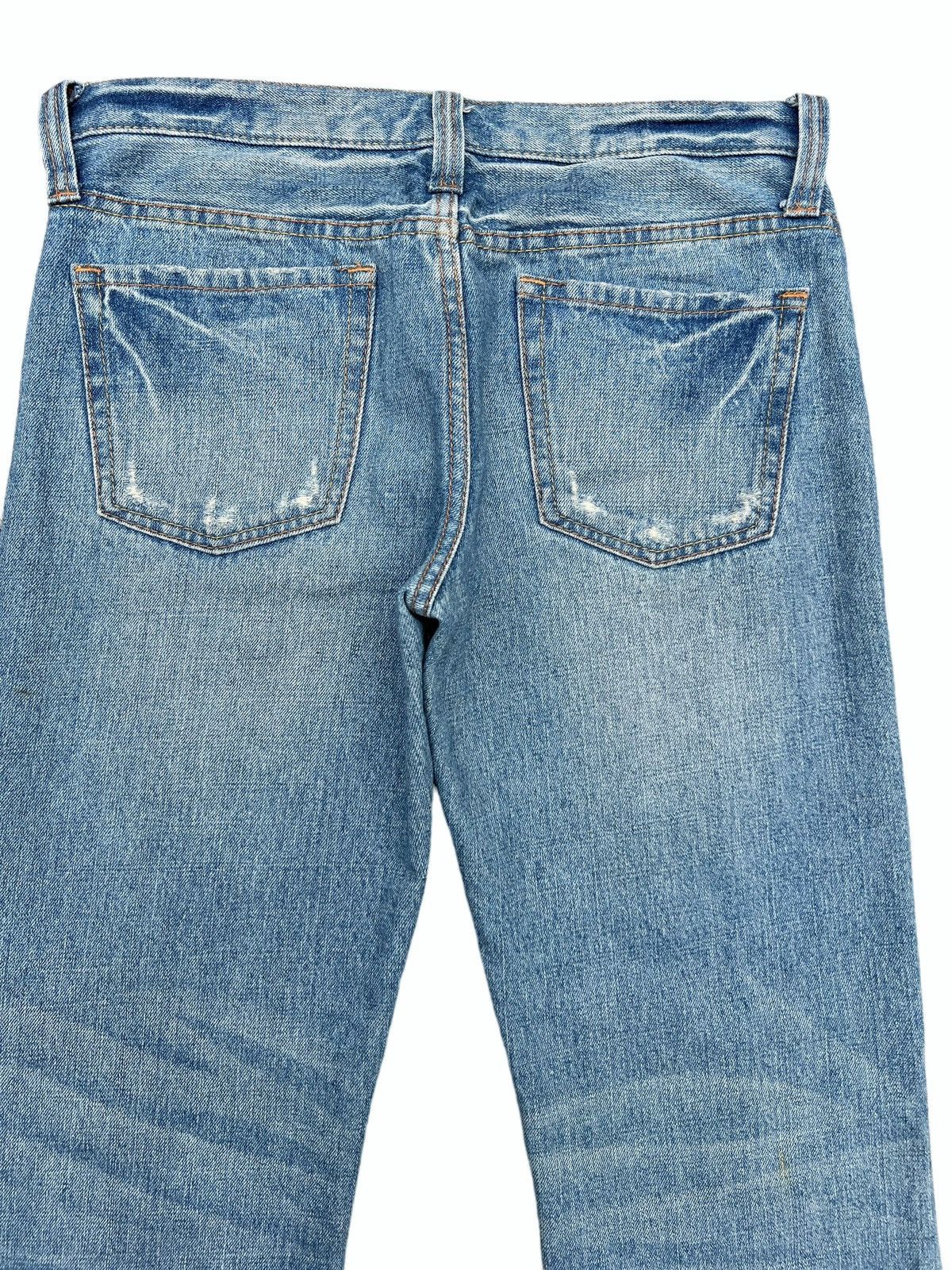 Japanese Brand Japanese Brand Distressed Patch Denim Jeans 31x30.5 Size US 31 - 5 Thumbnail