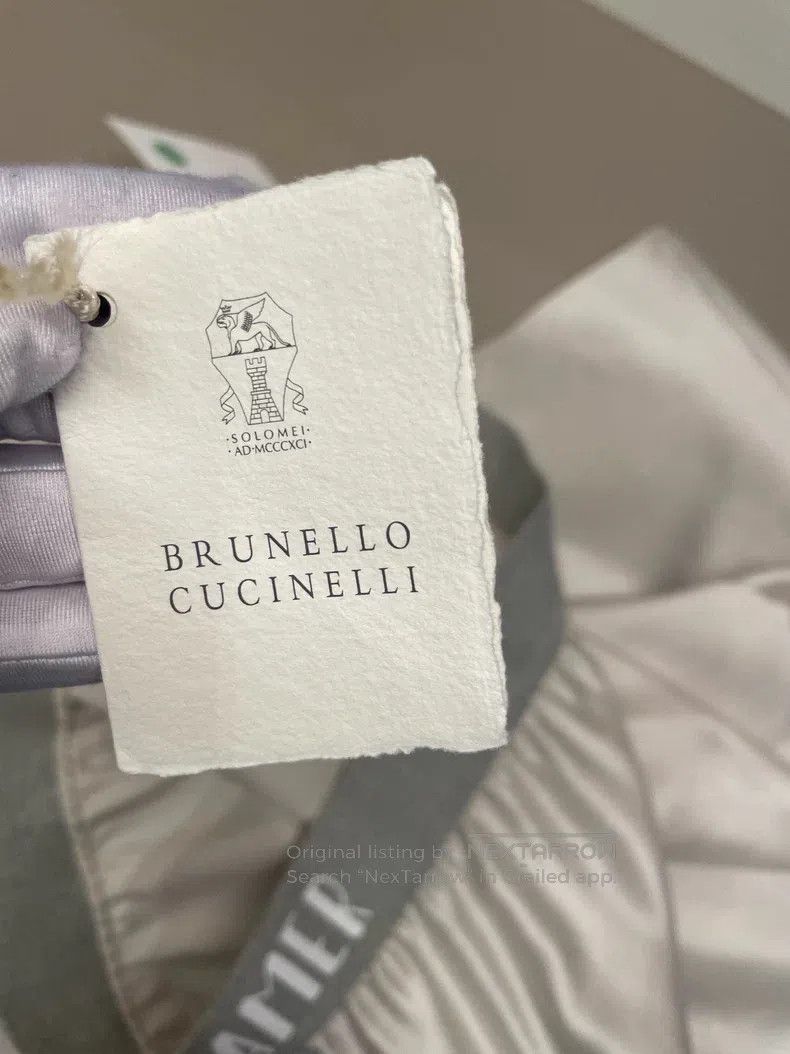 Brunello Cucinelli Brunello Cucinelli size M Light Grey Acetate Skirt Size 22" - 5 Thumbnail