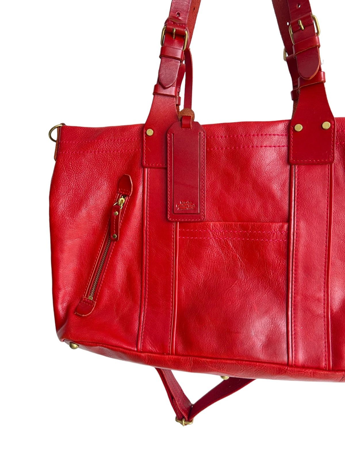 Garment Reproduction of Workers B3 Labo Leather Works Custom Hand Craft Large Crossbody Bag Size ONE SIZE - 5 Thumbnail