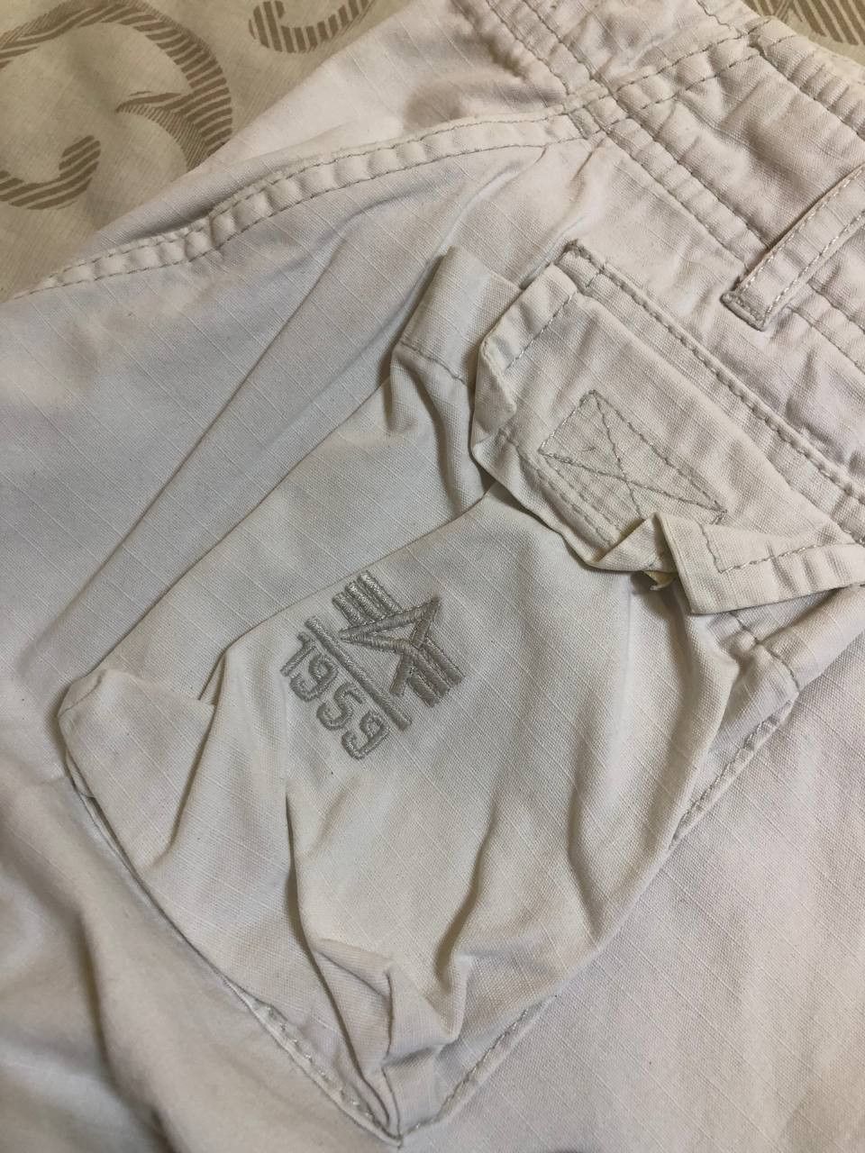 Alpha Industries Vintage Alpha Industries Cargo Pants Military Army Size US 33 - 5 Thumbnail