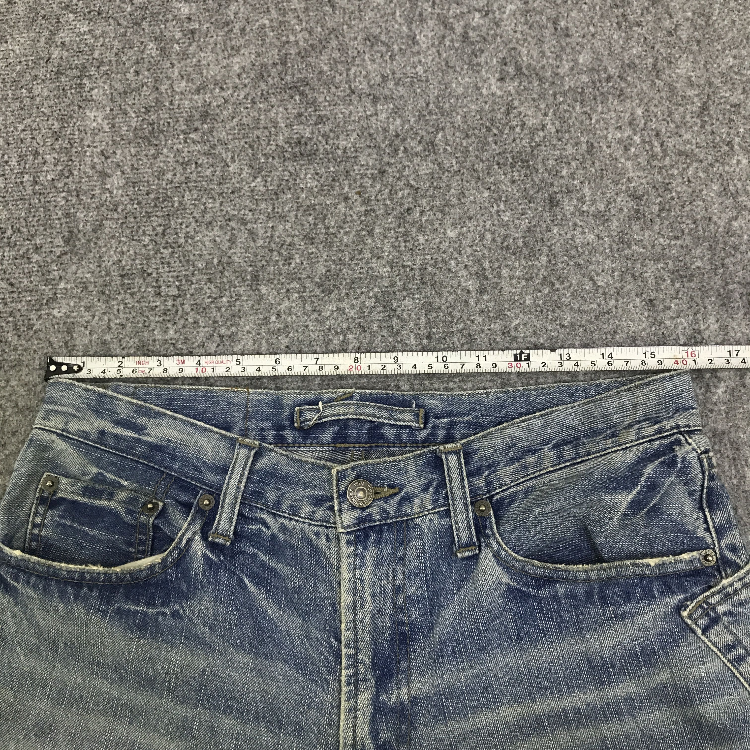 PPFM PPFM Japan Design distressed jeans Pants K130B17 Size US 32 / EU 48 - 7 Thumbnail