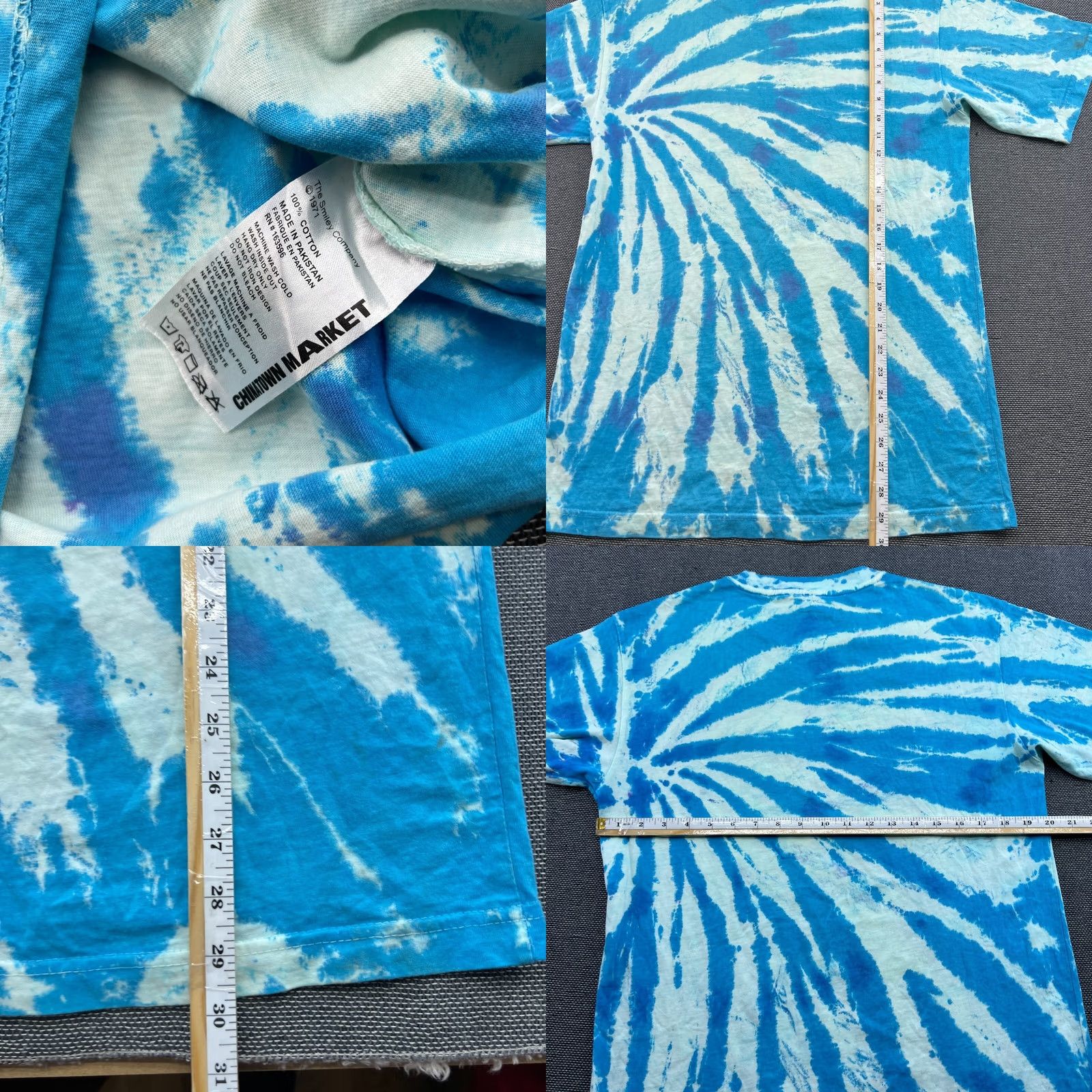 Vintage Chinatown Market Polo Bear Smiley Basketball Blue Tie-dye T-Shirt Medium Tee Shirt Mens Tee Shirt Blue Tie-dye Polo Bear Smiley Basketball Size US M / EU 48-50 / 2 - 8 Thumbnail