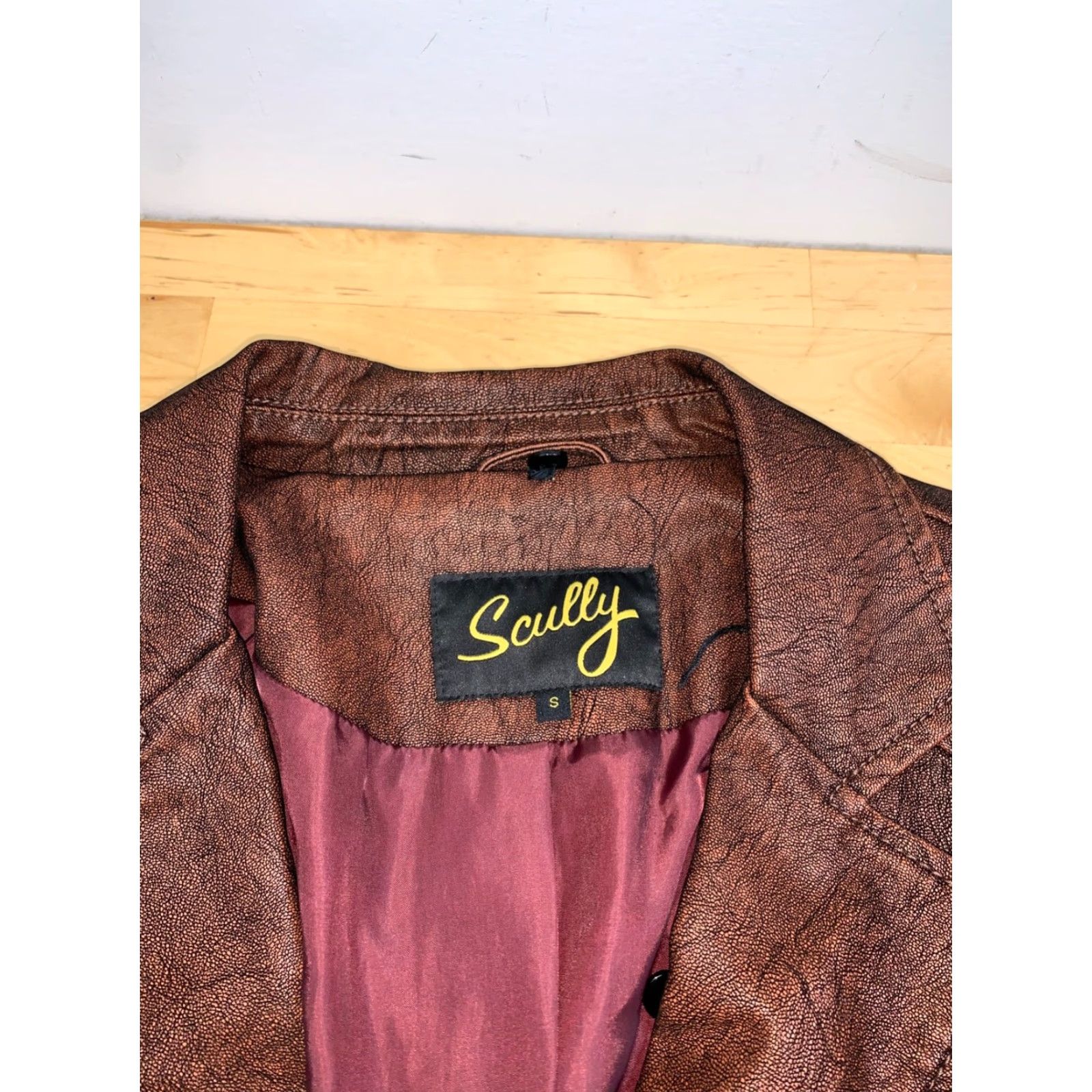 Scully Vintage Scully Western Jacket Womens S Brown Pockets Zip Size S / US 4 / IT 40 - 2 Thumbnail