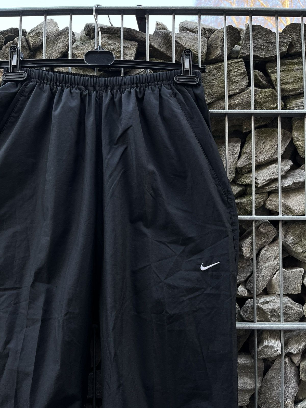 Nike × Vintage Nike Vintage Track Baggy Y2K Nylon Parachute Joggers Pants Size US 34 / EU 50 - 2 Thumbnail