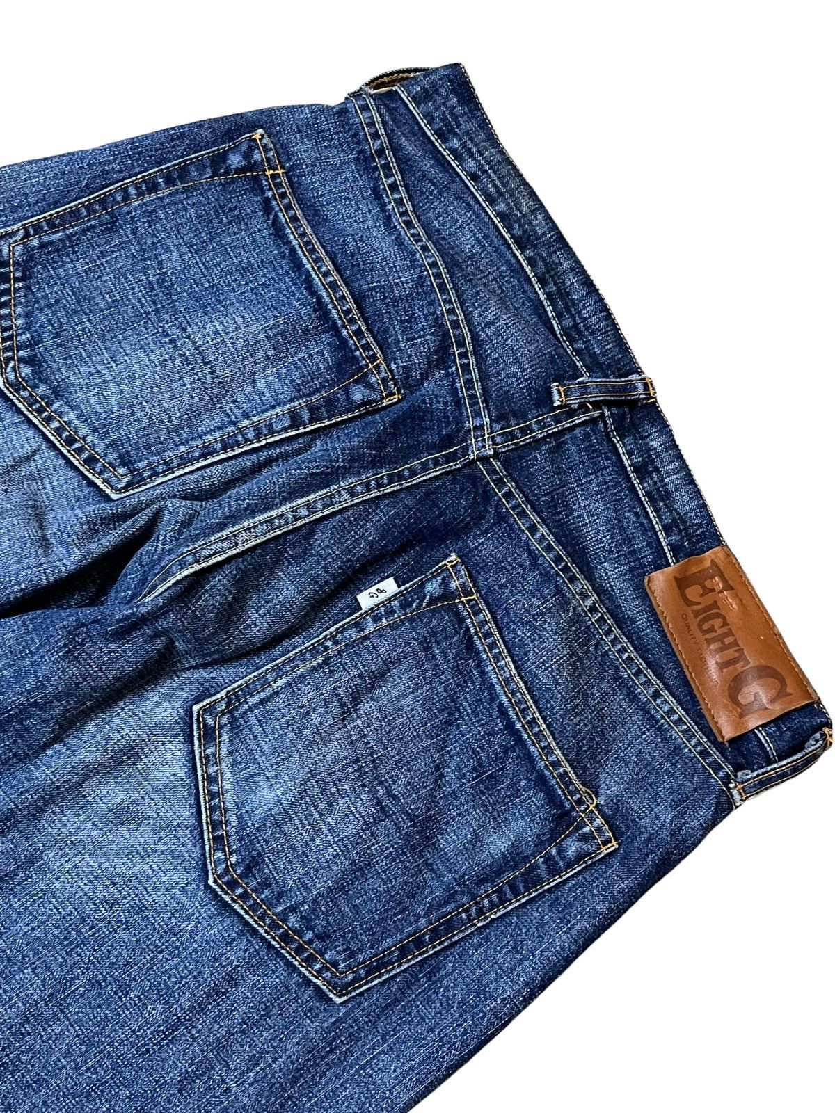 EIGHT-G JAPANESE DENIM EIGHT-G “8G” SANFORIZED SELVEDGE JEANS Size US 33 - 7 Thumbnail