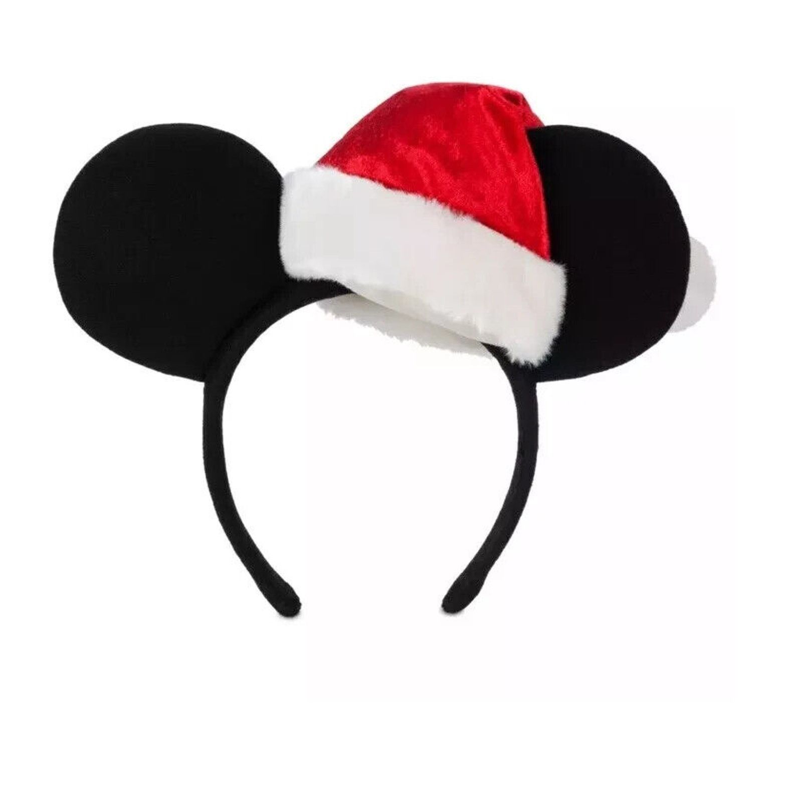 Disney NWT Disney Mickey/Minnie Mouse Santa Hat Winter Holiday Ears Size ONE SIZE - 1 Thumbnail