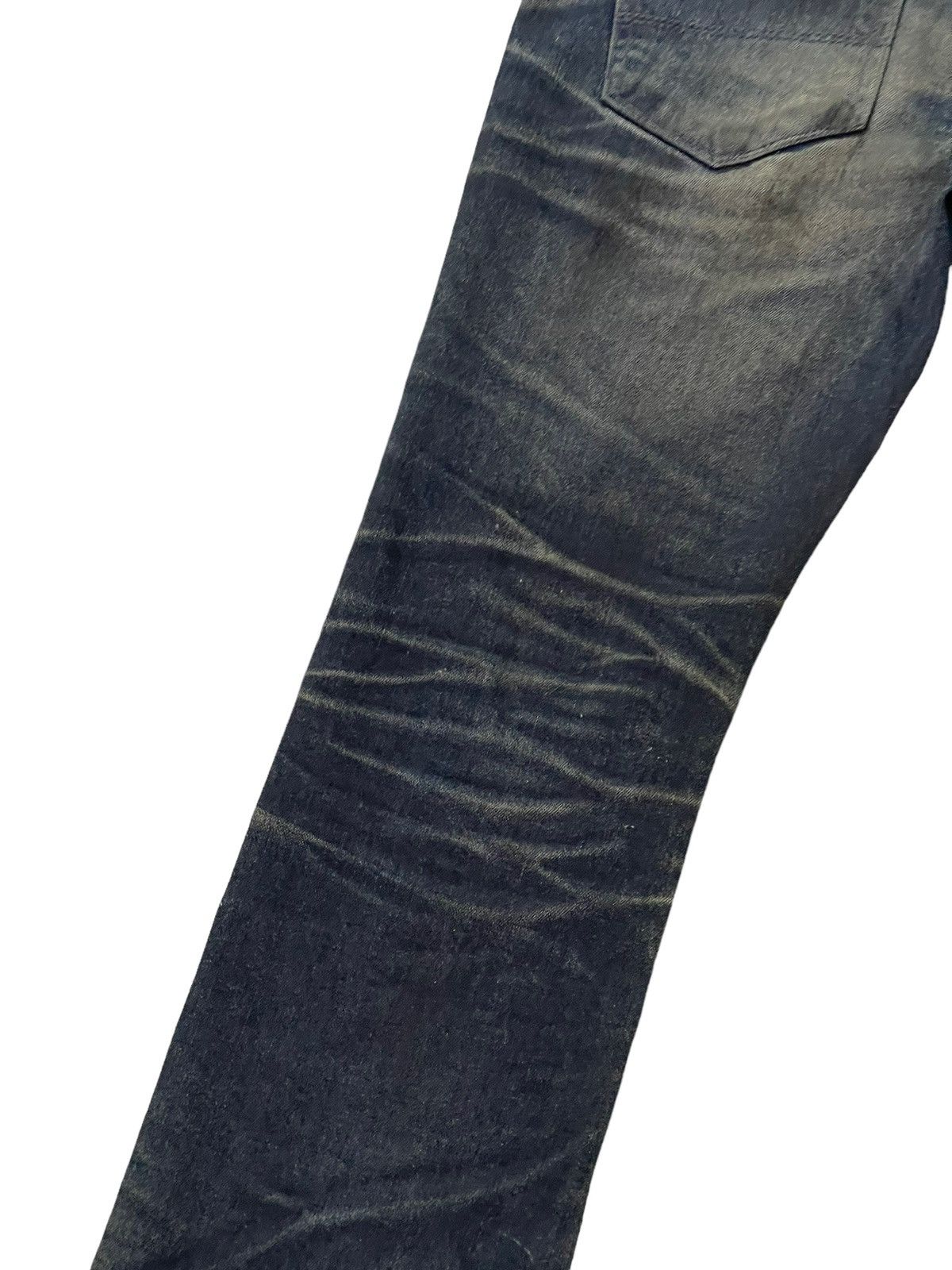 Japanese Brand Flare Jeans Slim AVH Distress Stretch Boot Cut 6🟦4 Size US 30 / EU 46 - 16 Thumbnail