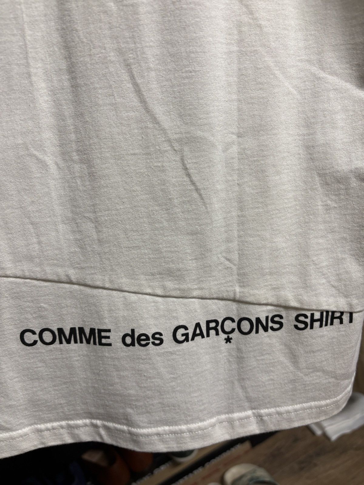 Comme des Garcons × Supreme Supreme x Comme des garcons Tee Shirt white cdg DEADSTOCK Size US M / EU 48-50 / 2 - 6 Thumbnail