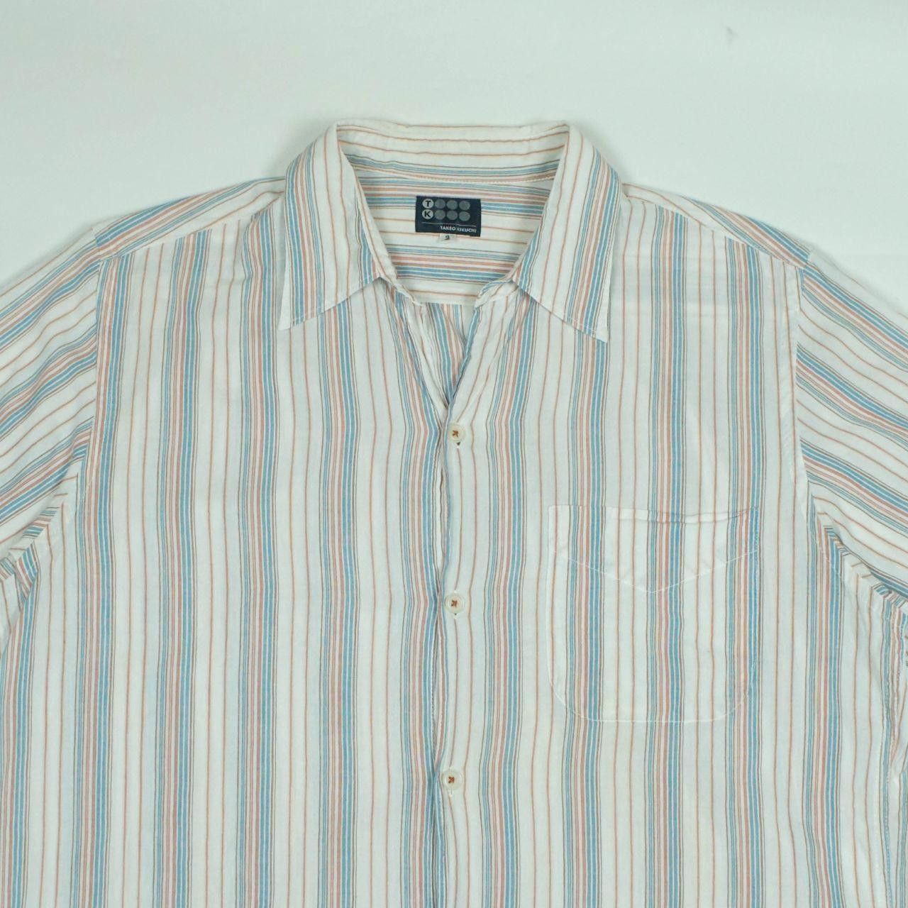 Takeo Kikuchi *NoTariff Takeo Kikuchi Stripe Shirt Size US M / EU 48-50 / 2 - 2 Thumbnail