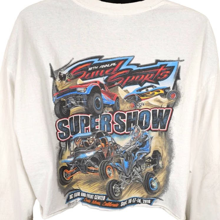 Gildan Off Road Racing T Shirt Mens Size 2XL White 2016 Sand Sports Super Show Crop Top Size US XXL / EU 58 / 5 - 2 Thumbnail