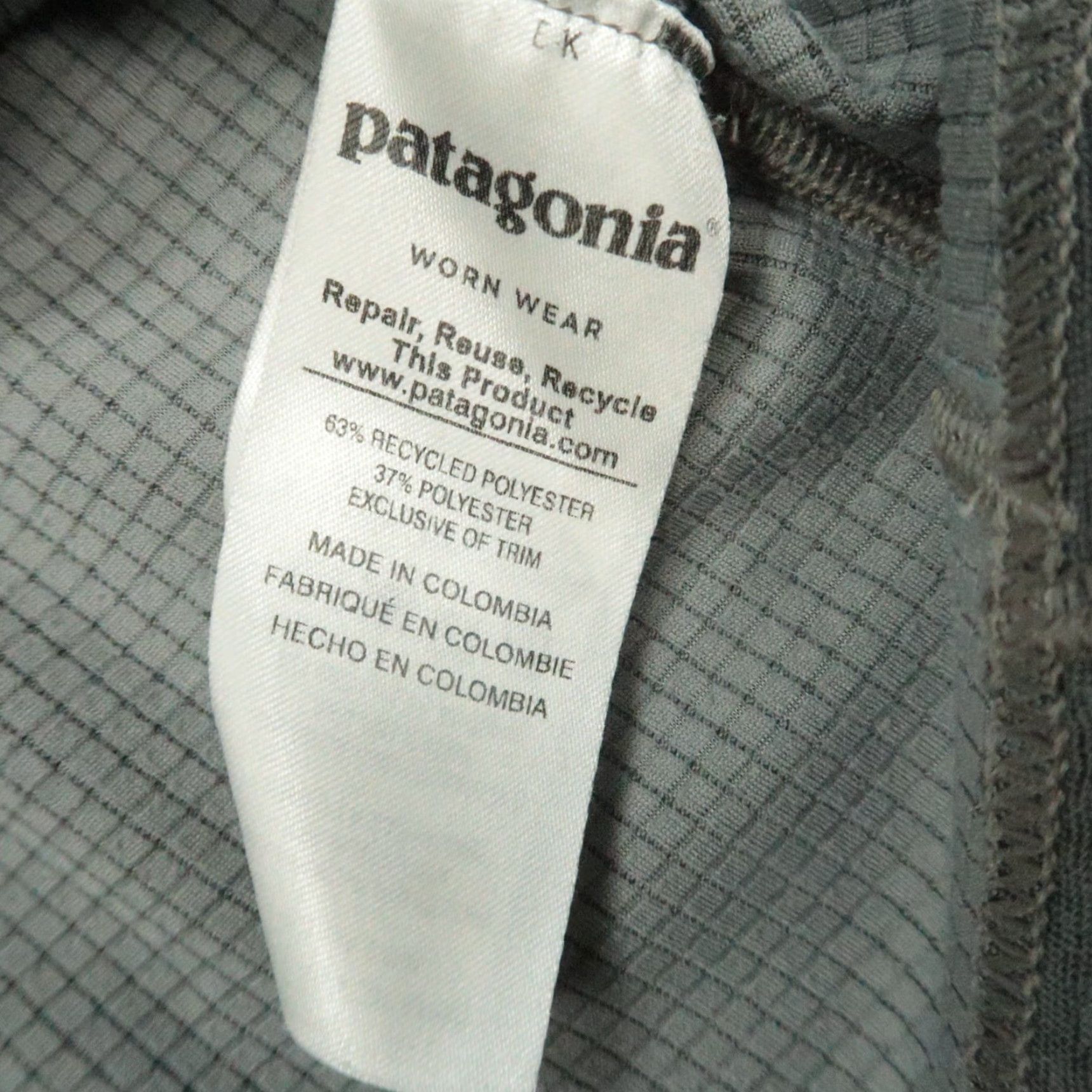 Patagonia Patagonia Pullover Mens XL Gray Capilene Midweight Zip Neck Baselayer Hoodie Size US XL / EU 56 / 4 - 5 Thumbnail