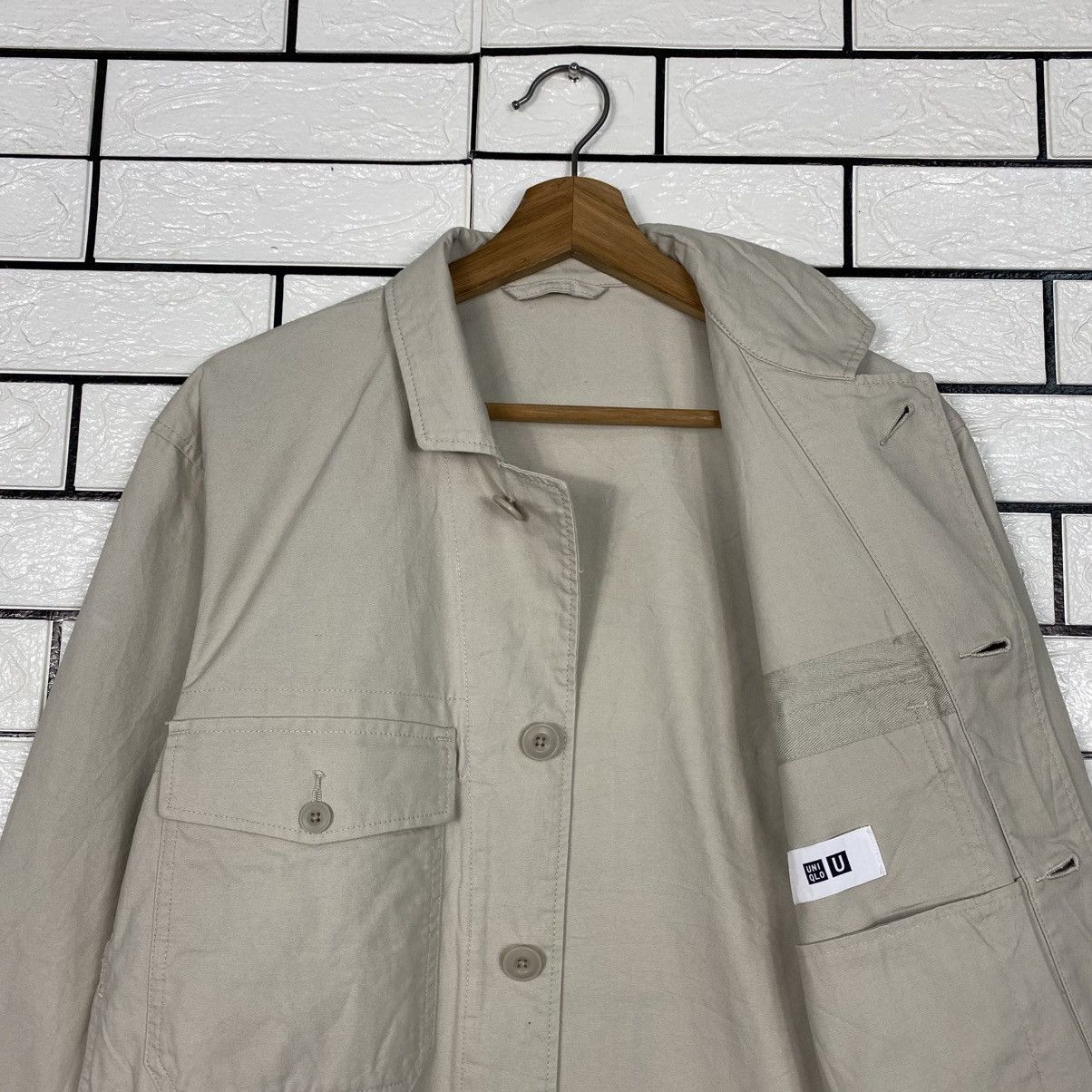Japanese Brand 📌Button Chore Jacket Worker Uniqlo Undercover Size US S / EU 44-46 / 1 - 12 Thumbnail