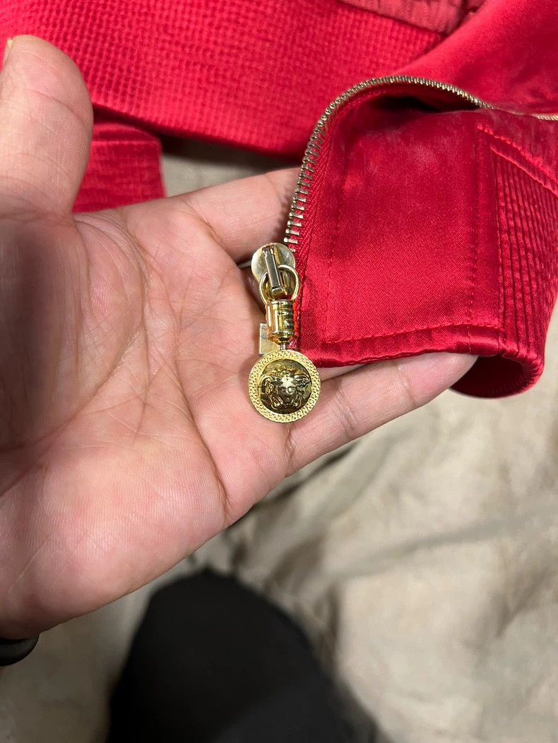 Versace Versace Red satin jacket Size L / US 10 / IT 46 - 6 Thumbnail