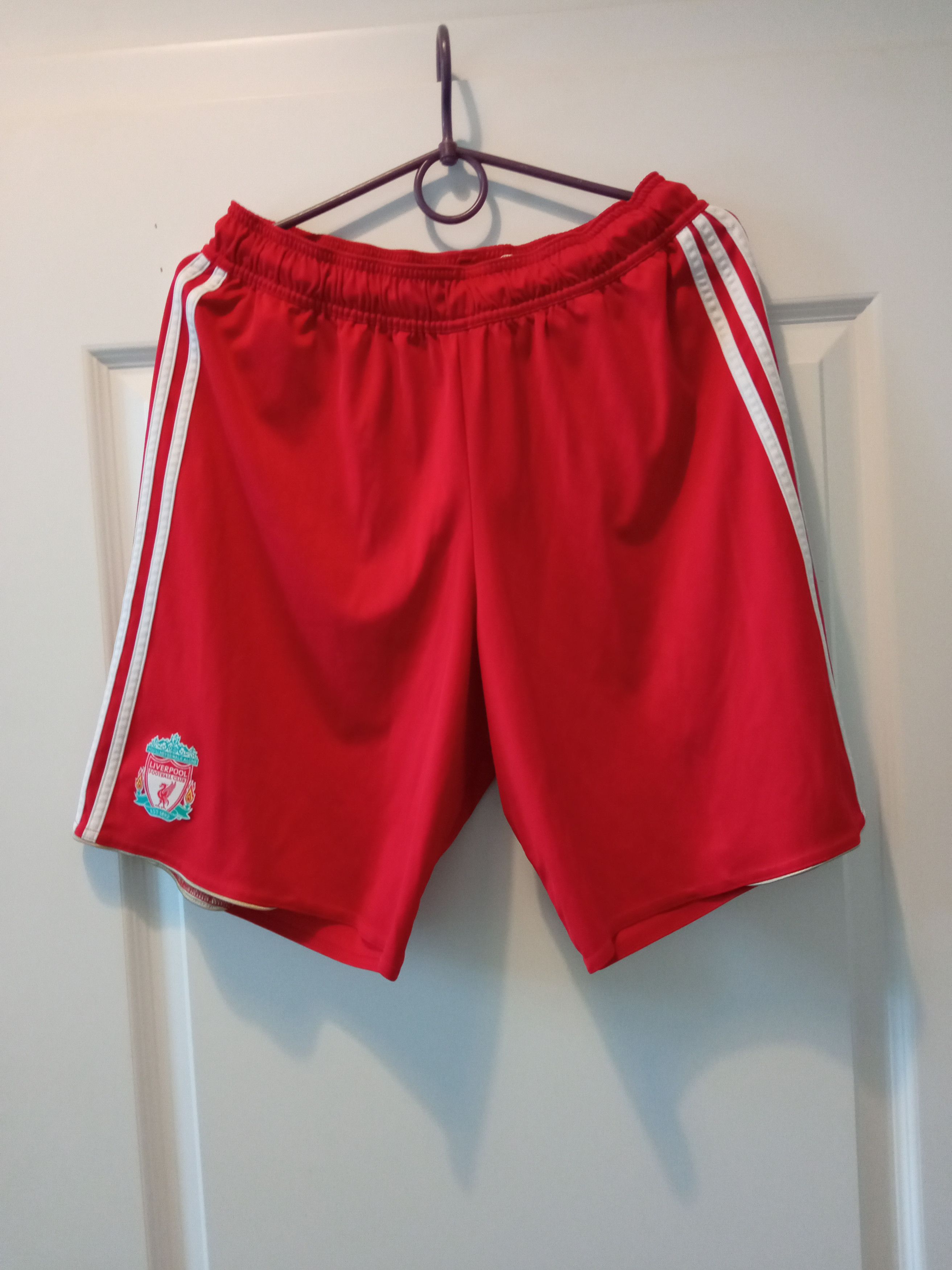 Adidas × Vintage Liverpool Home football Shorts 2008 - 2010 Size US 38 / EU 54 - 1 Thumbnail