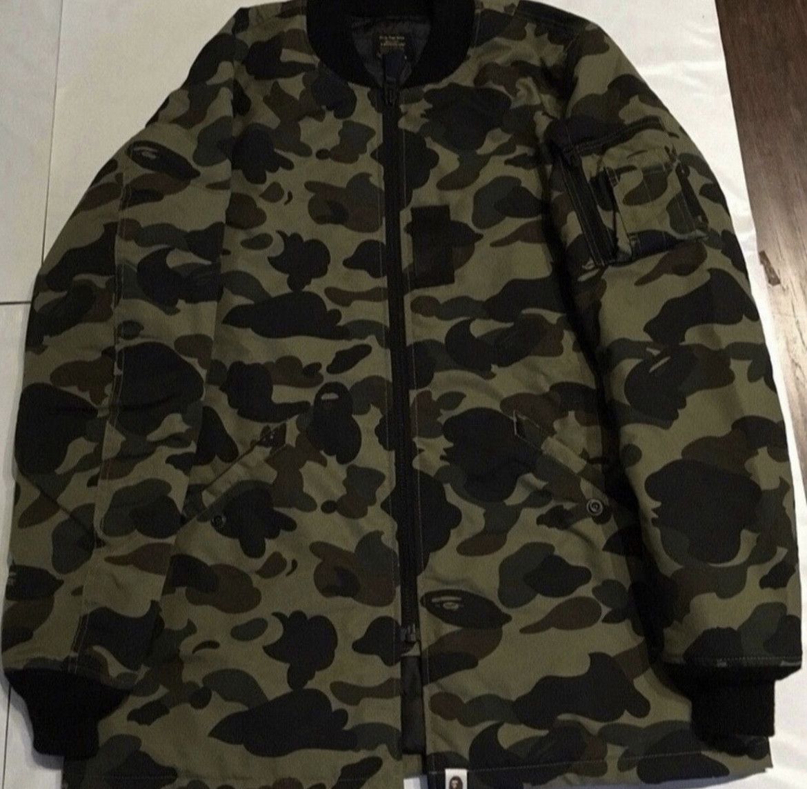 Bape Bape camo bomber jacket coat Size US L / EU 52-54 / 3 - 1 Thumbnail