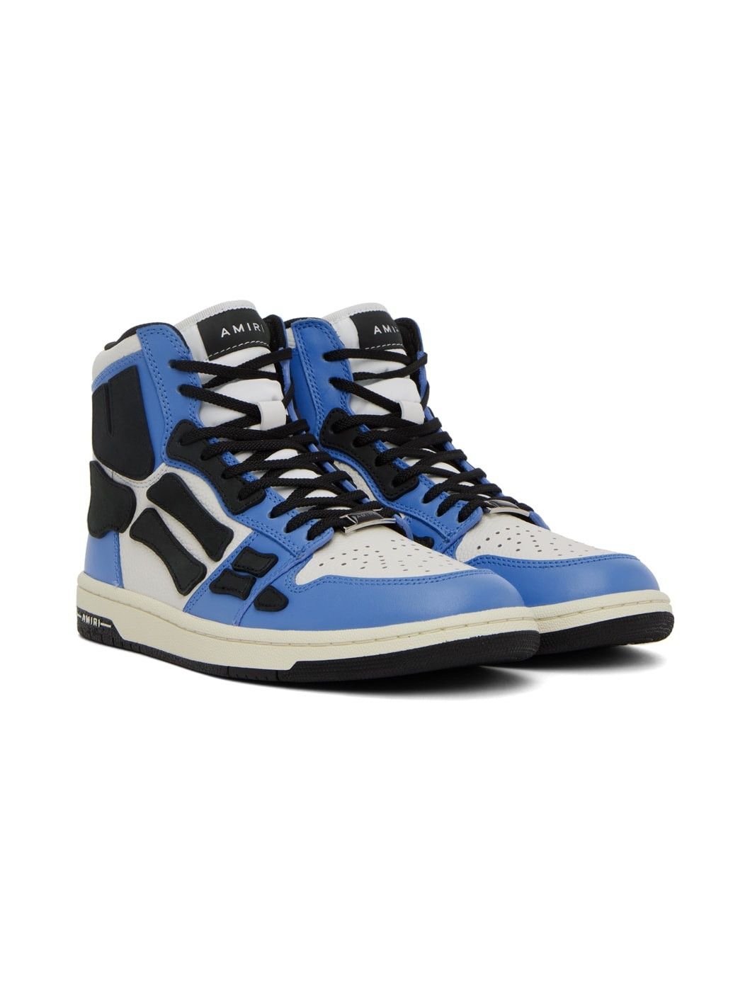 Amiri o1w1db11224 Hi-Top Leather Sneakers in Multicolor Size US 10 / EU 43 - 4 Thumbnail
