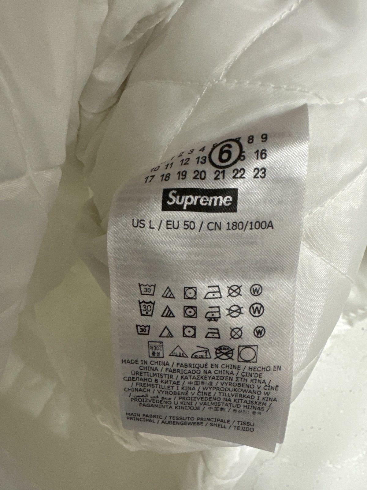 Maison Margiela × Supreme Supreme MM6 Mason Margiela Padded Shirt Size US L / EU 52-54 / 3 - 4 Thumbnail