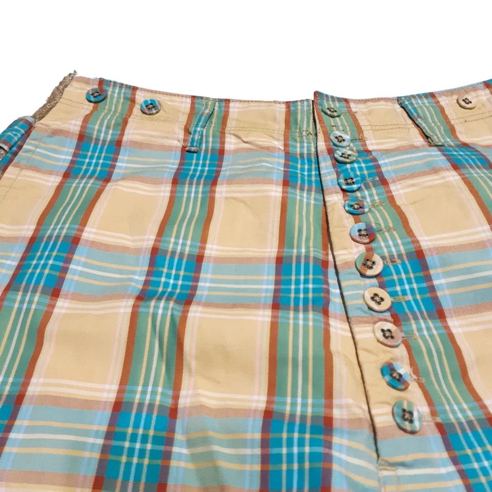 Kapital KAPITAL Plaid Pants Size 2 M 32” Cotton Linen Size US 32 / EU 48 - 3 Thumbnail