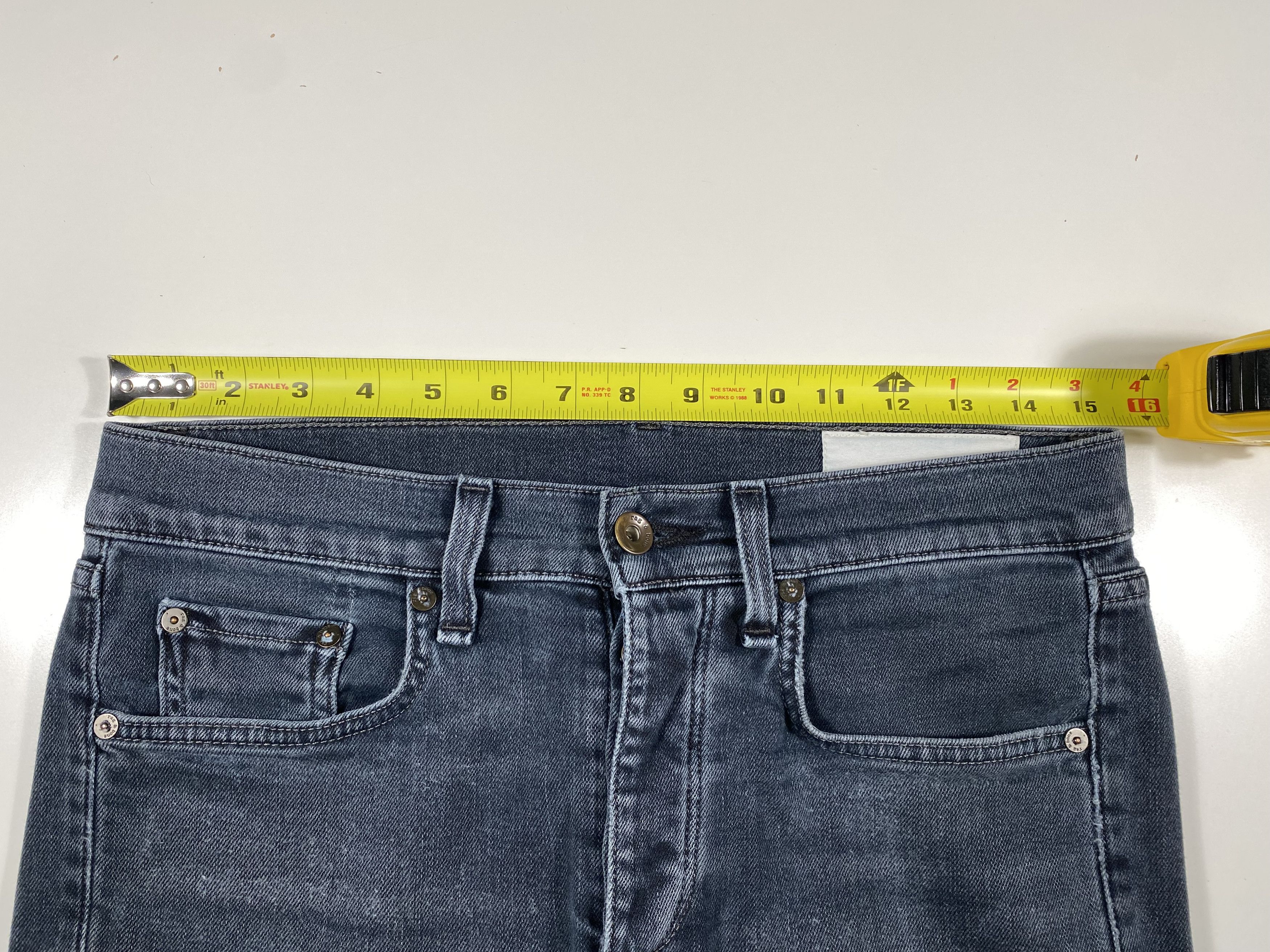 Rag & Bone Rag & Bone Fit 1 Extra Slim Light Minna Denim Jeans 30x27.5 Size US 30 / EU 46 - 8 Thumbnail