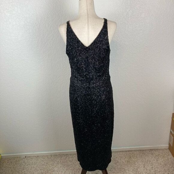 Dress the Population Dress The Population black sequin sheath maxi long dress wo Size L / US 10 / IT 46 - 5 Thumbnail