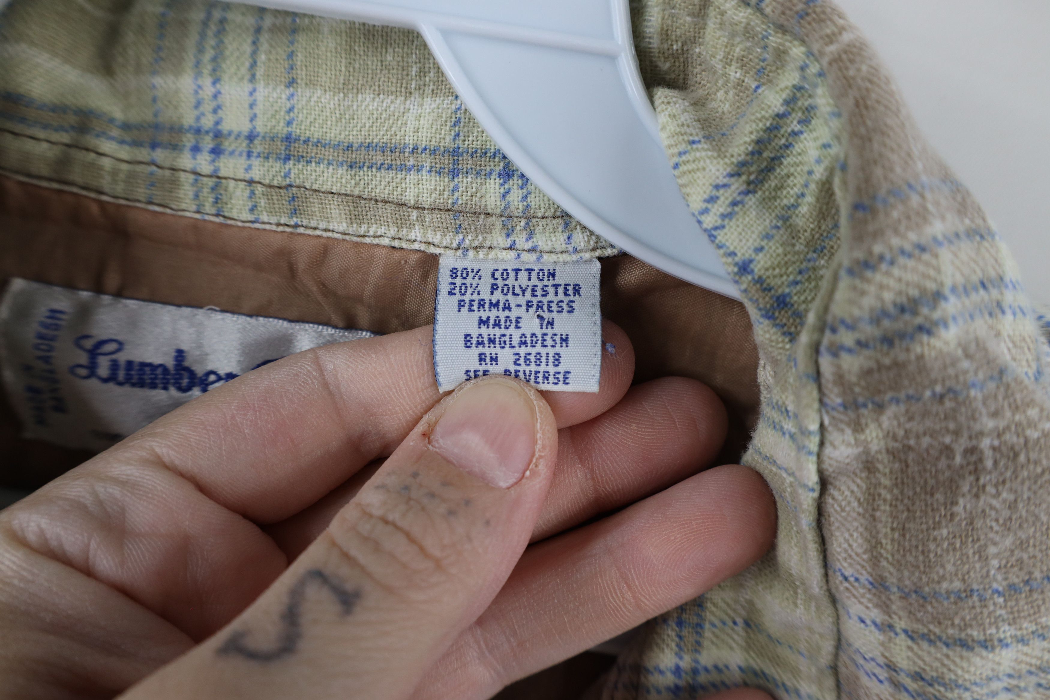 Vintage Vintage 90s Streetwear Flannel Collared Button Shirt Plaid Size M / US 6-8 / IT 42-44 - 10 Thumbnail