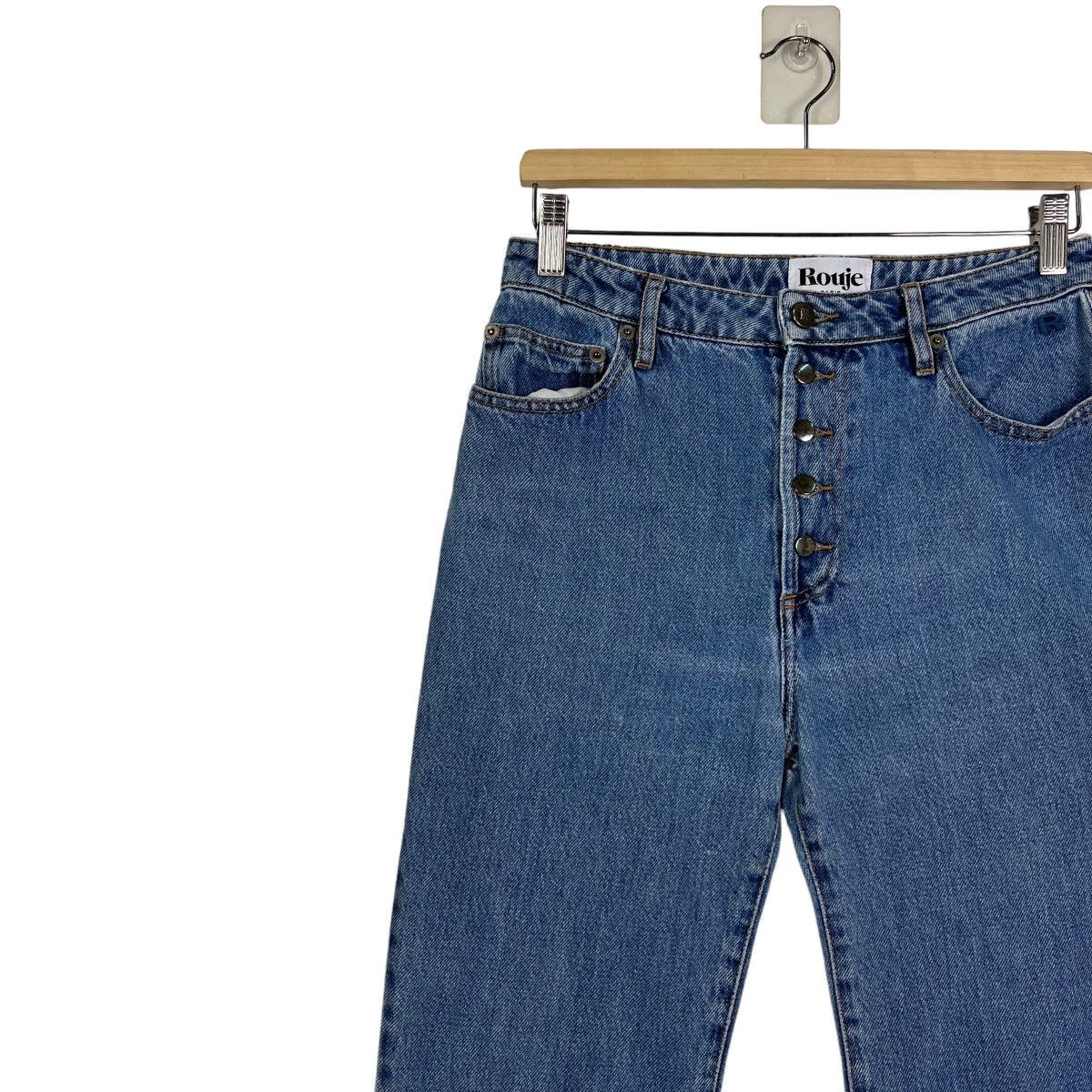 Japanese Brand 🔥 ROUJE PARIS DYED DENIM JEANS Size US 28 / EU 44 - 6 Thumbnail