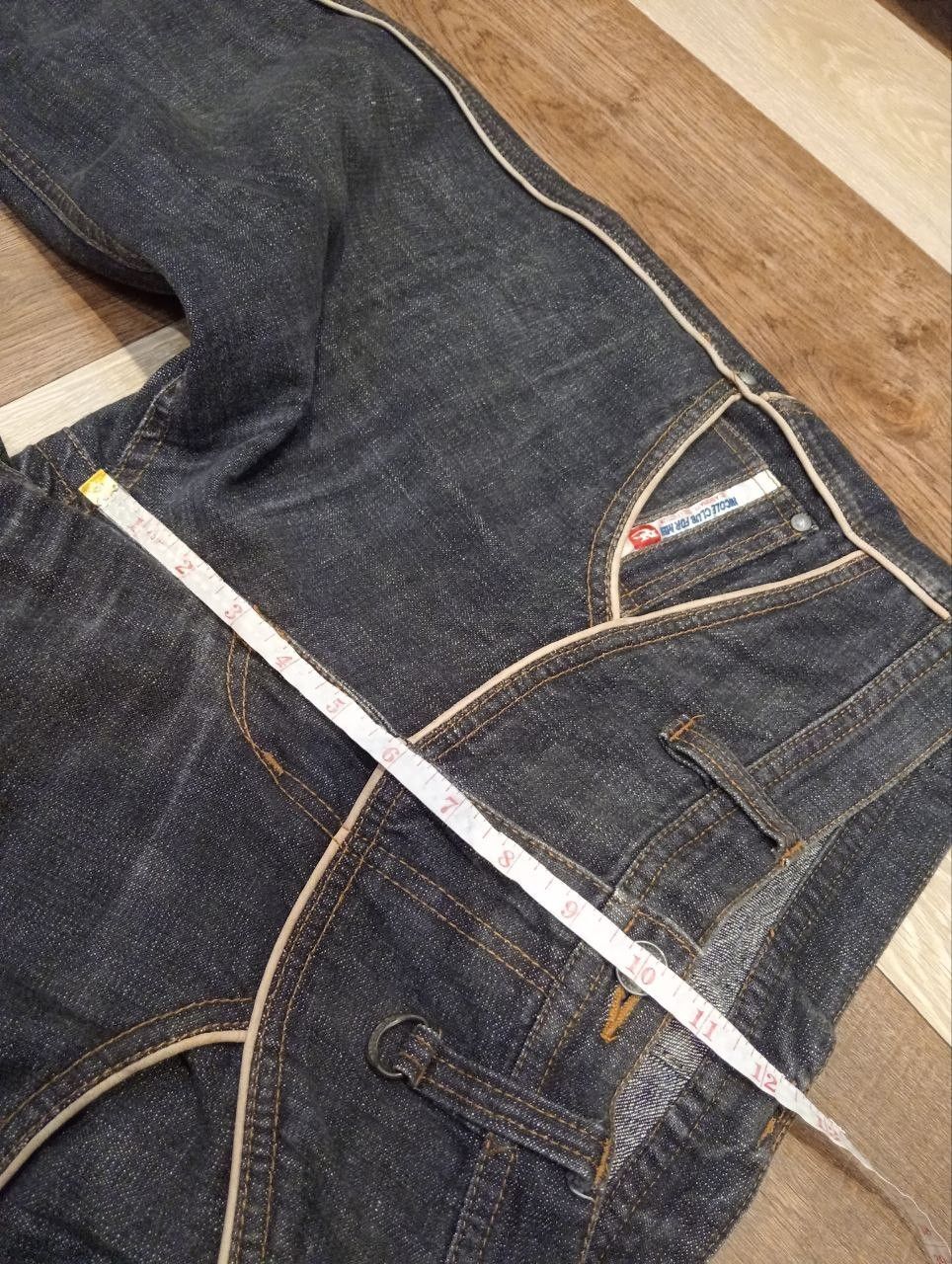 Nicole Club NICOLE CLUB FOR MEN JAPAN LEATHER LINING DENIM FLARED PANTS Size US 34 / EU 50 - 15 Thumbnail