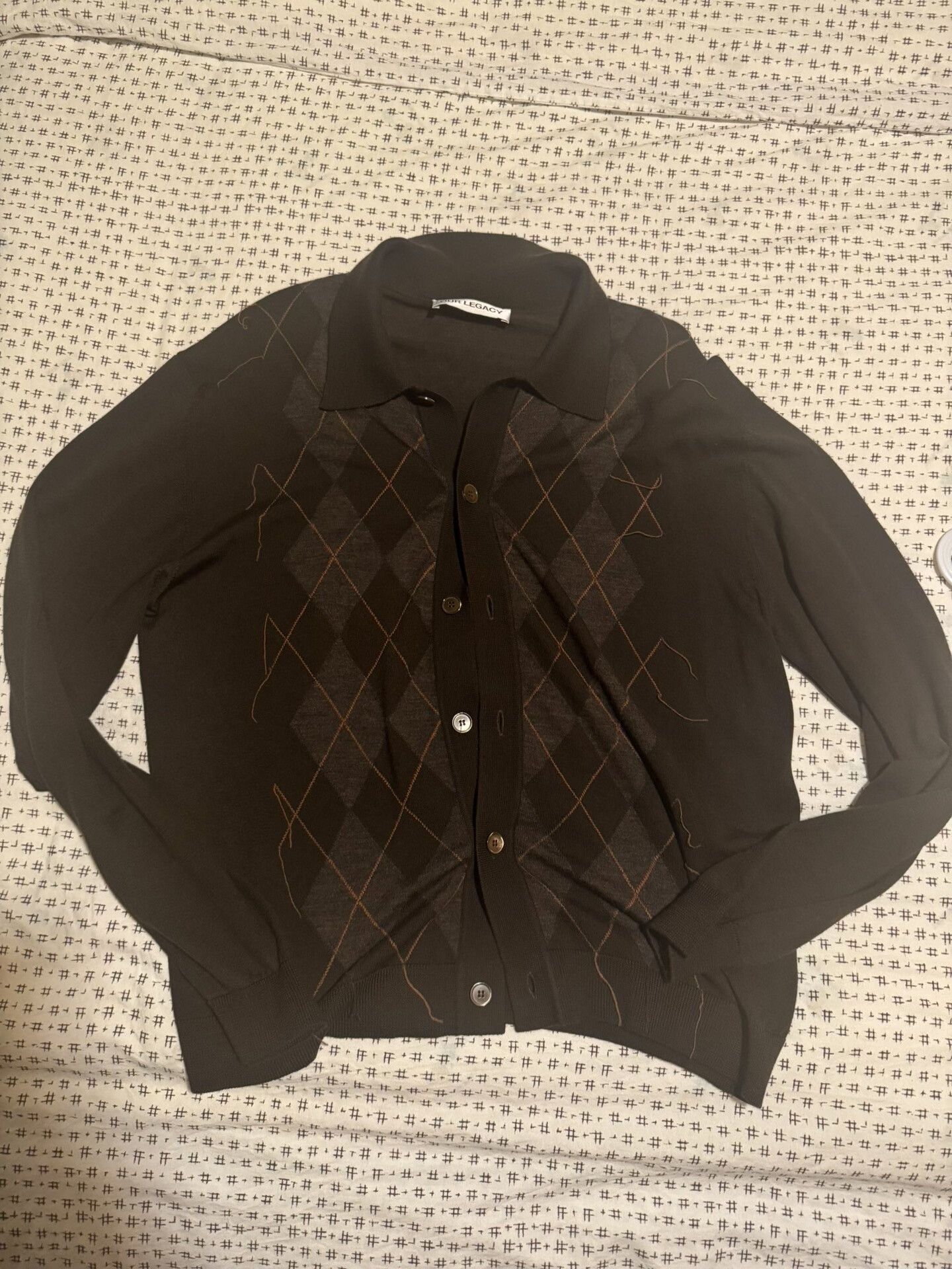 Our Legacy Argyle Cardigan
