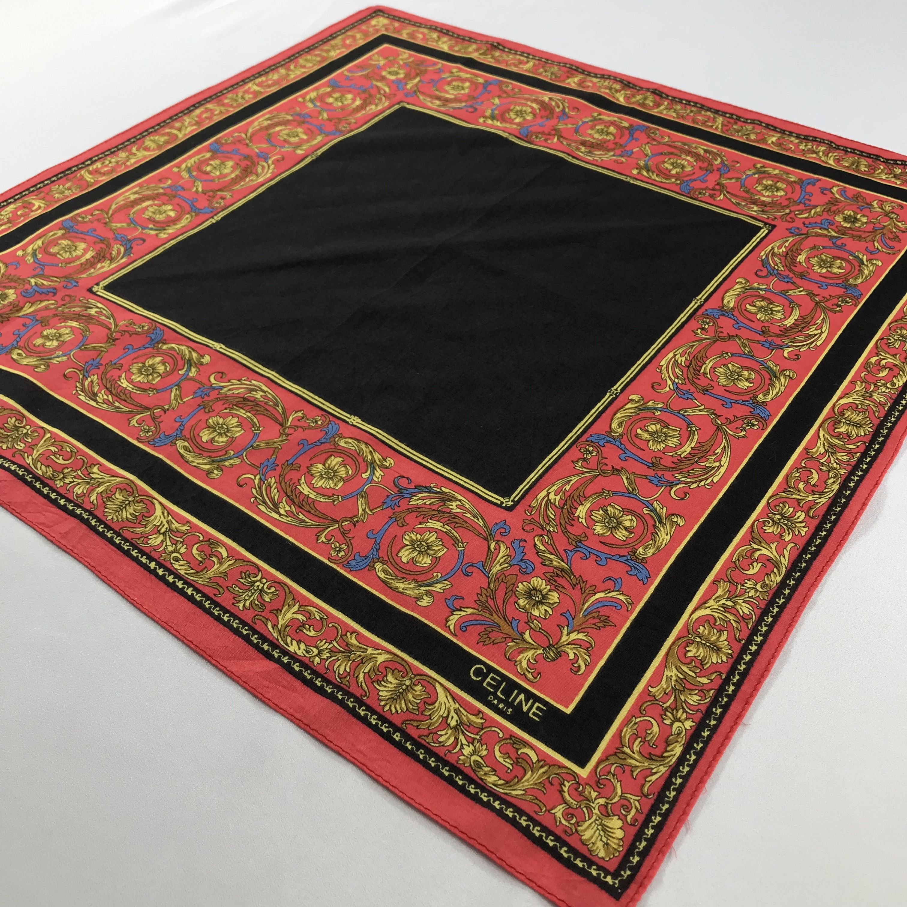 Celine × Vintage Celine Bandana / Handkerchief / Neckerchief - S2455 Size ONE SIZE - 2 Thumbnail