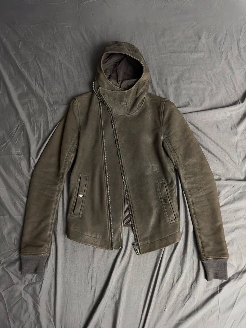 Rick Owens Rick Owens Ninja hooded leather coat-2506 Size US S / EU 44-46 / 1 - 1 Thumbnail
