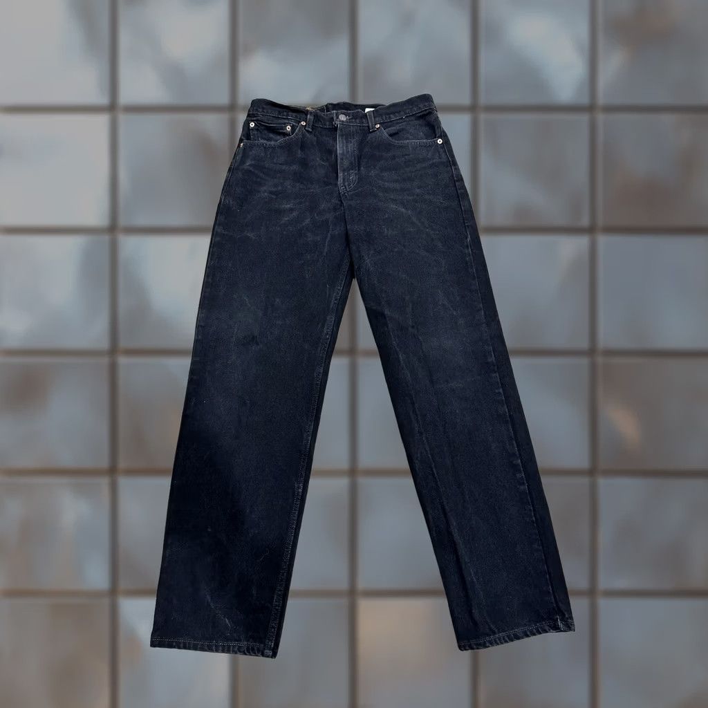 Levi's VINTAGE Levi's 550 Jeans Mens 33x32 Black Denim Relaxed Fit USA 90s 2000s 5-Pocket N/A Size US 33 - 1 Thumbnail