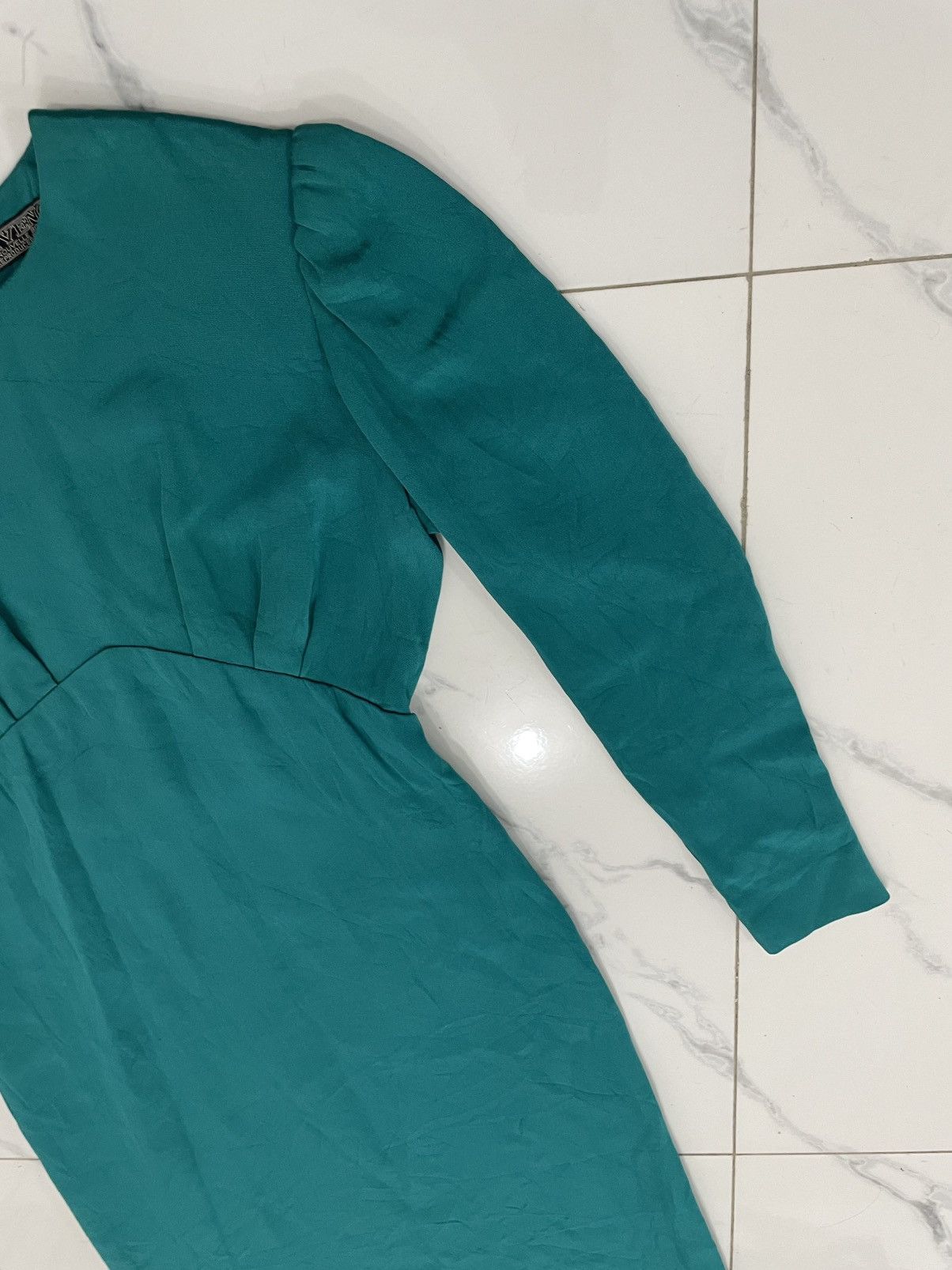 Givenchy ARCHIVAL GIVENCHY Nouvelle Boutique 100% Silk Midi Dress Size M / US 6-8 / IT 42-44 - 15 Thumbnail