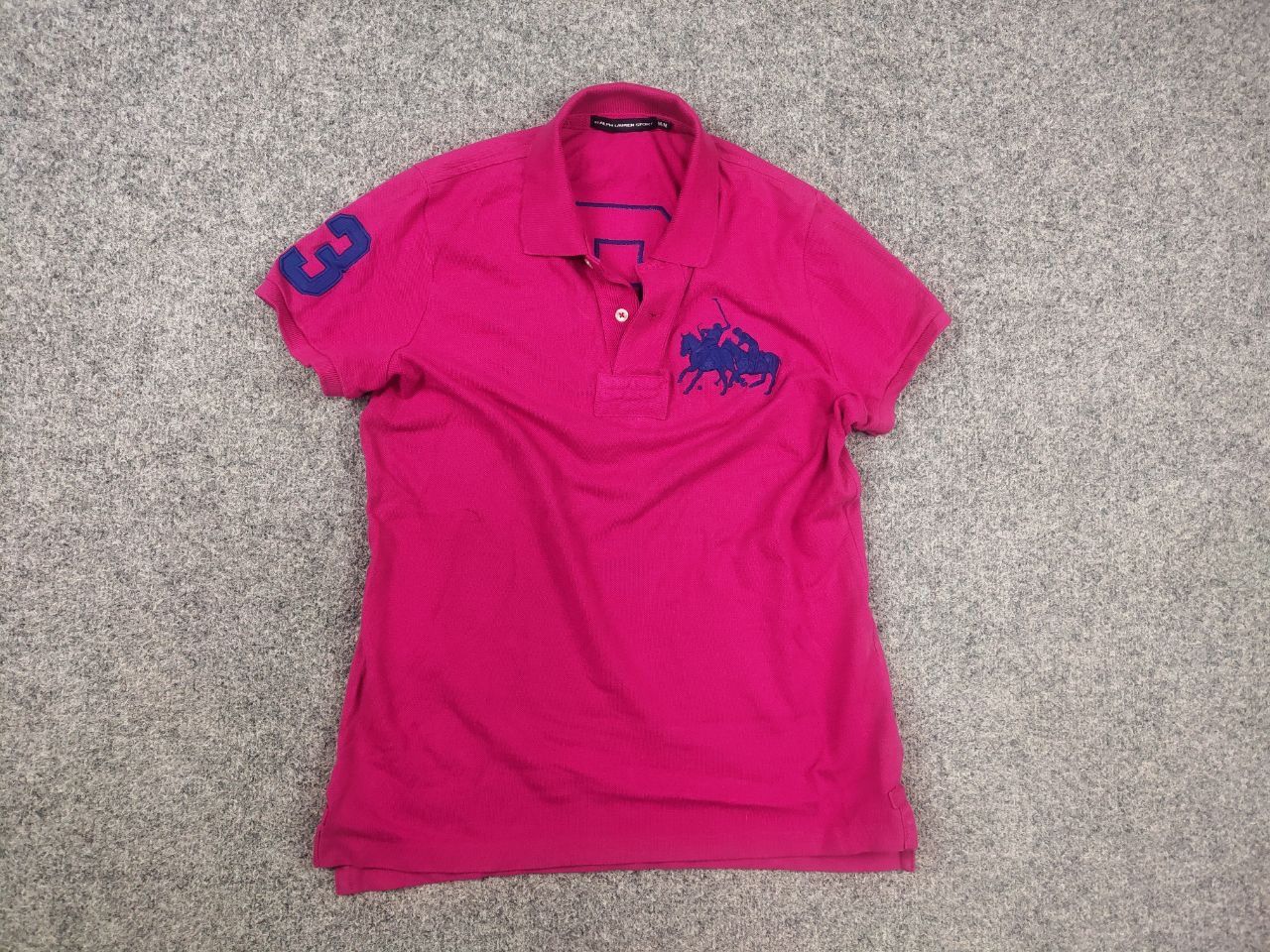Polo Ralph Lauren Vintage Y2K Style Polo Ralph Lauren Pink Big pony T Shirt Size M / US 6-8 / IT 42-44 - 4 Thumbnail