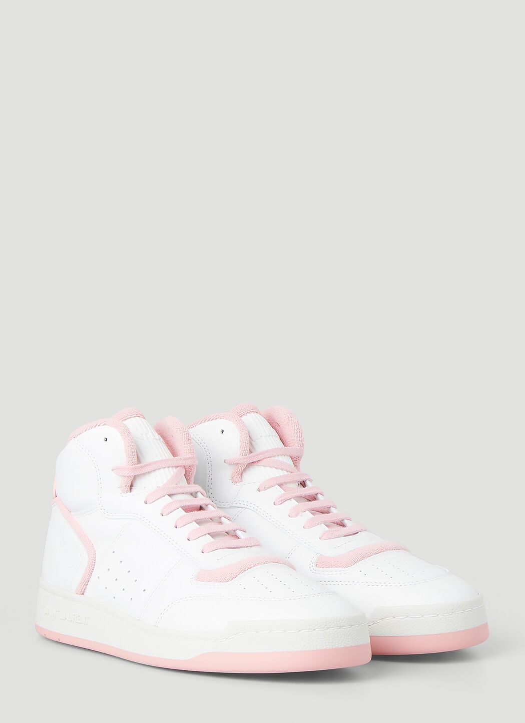 Saint Laurent Paris o1s1wg111024 Stan High Top Sneakers in Smooth Leather Size US 6 / IT 36 - 2 Thumbnail