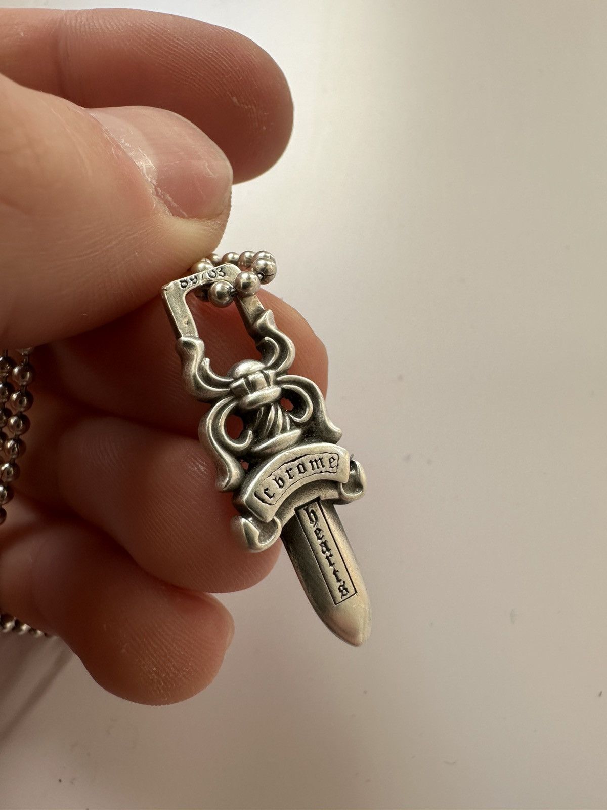 Chrome Hearts Chrome Hearts Dagger Pendant #5 Zipper Pull | Grailed